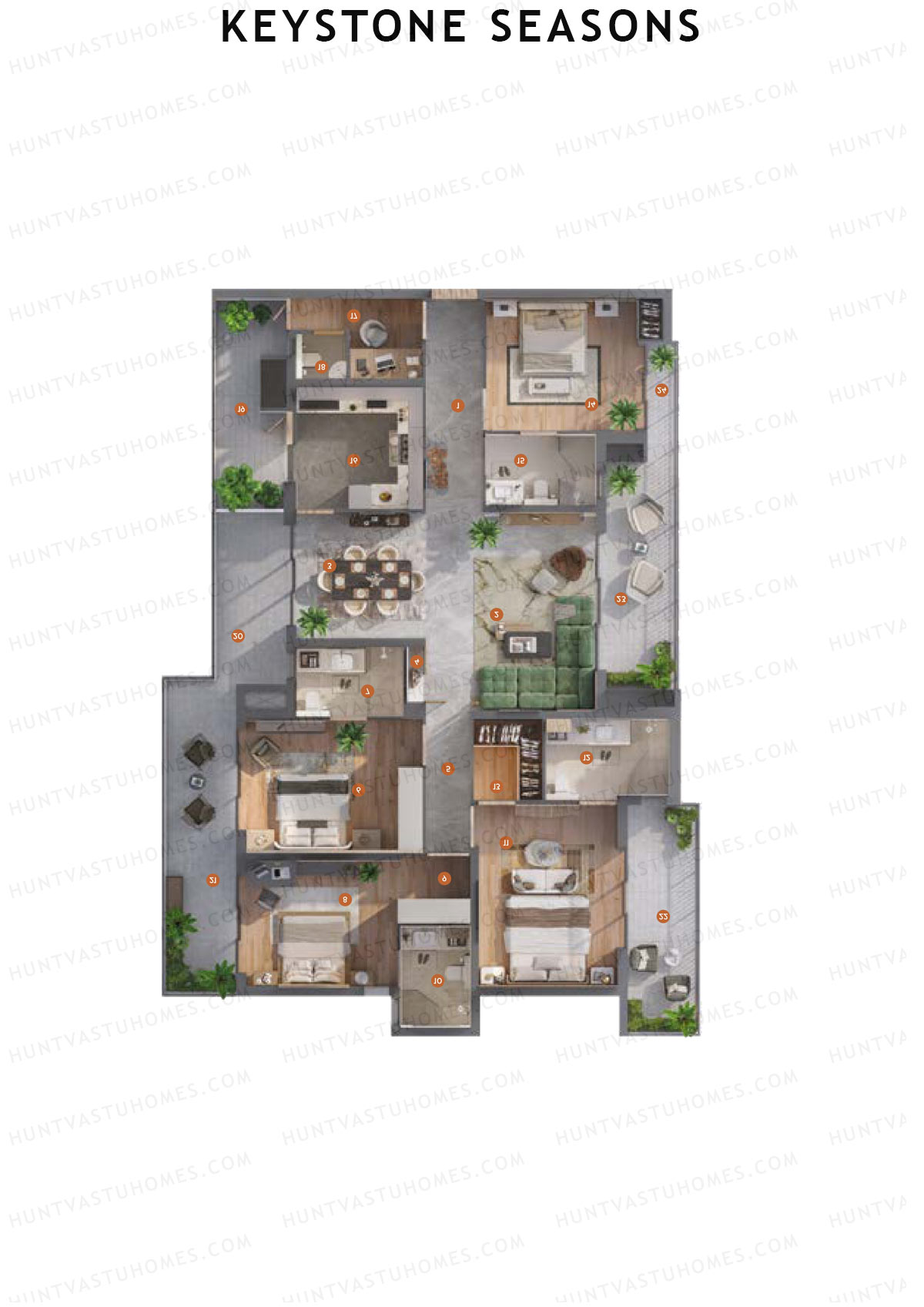 Keystone Seasons Earth Unit 3 Floor Plan