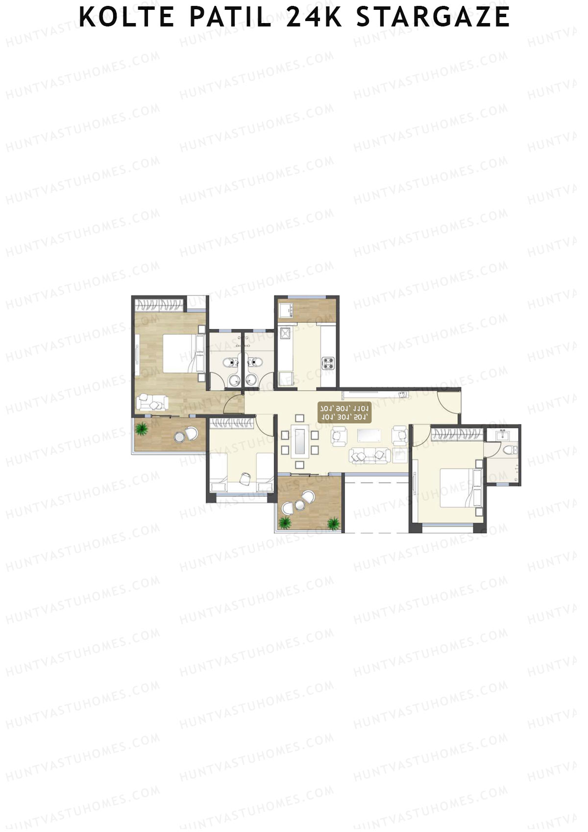 Kolte Patil 24K Stargaze Tower C Unit 4 Floor Plan