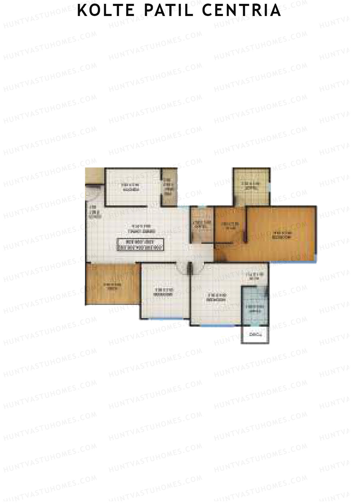 Kolte Patil Centria Wing P Unit 4 Floor Plan