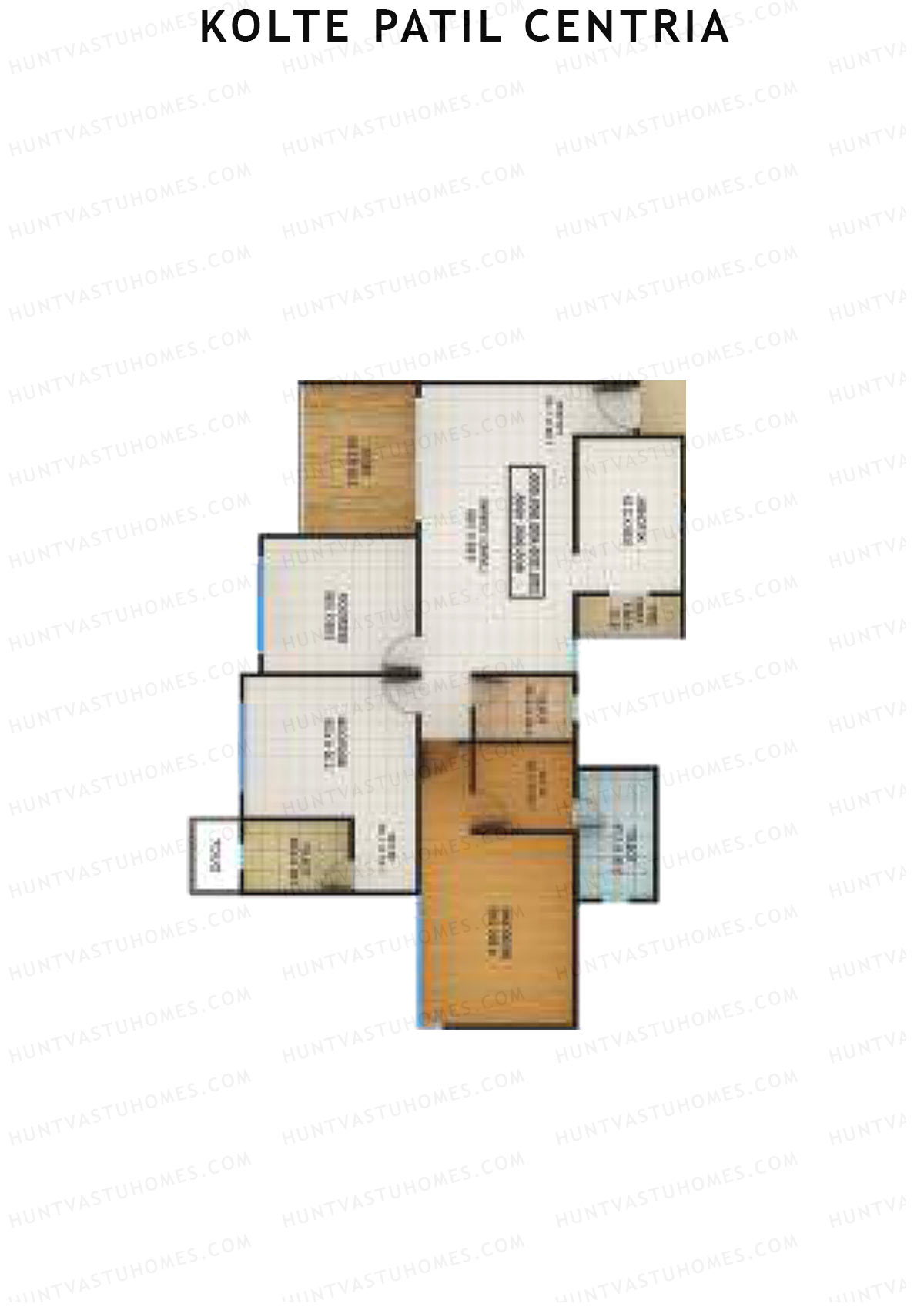 Kolte Patil Centria Wing P Unit 6 Floor Plan
