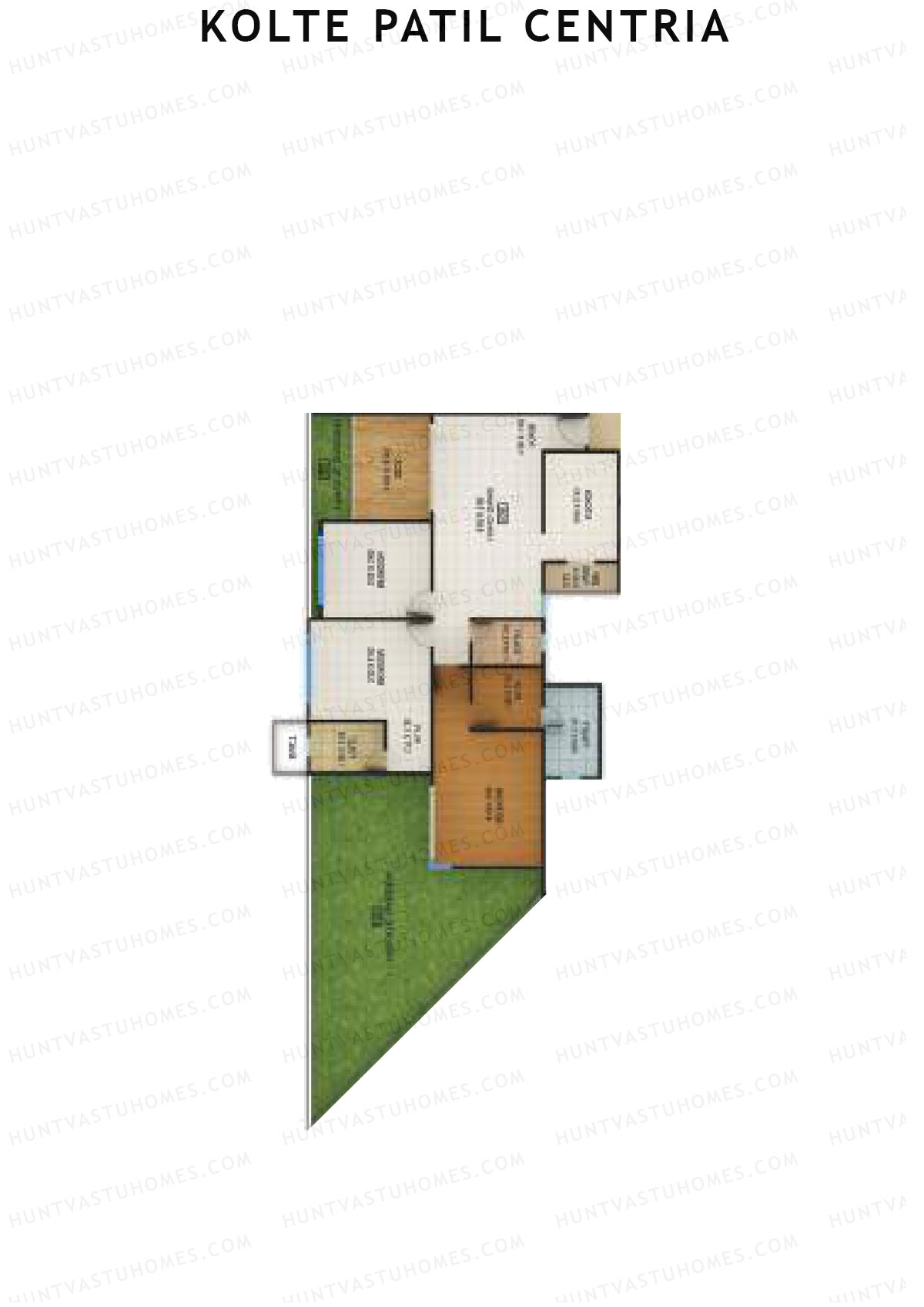 Kolte Patil Centria Wing P Unit 6 Floor Plan