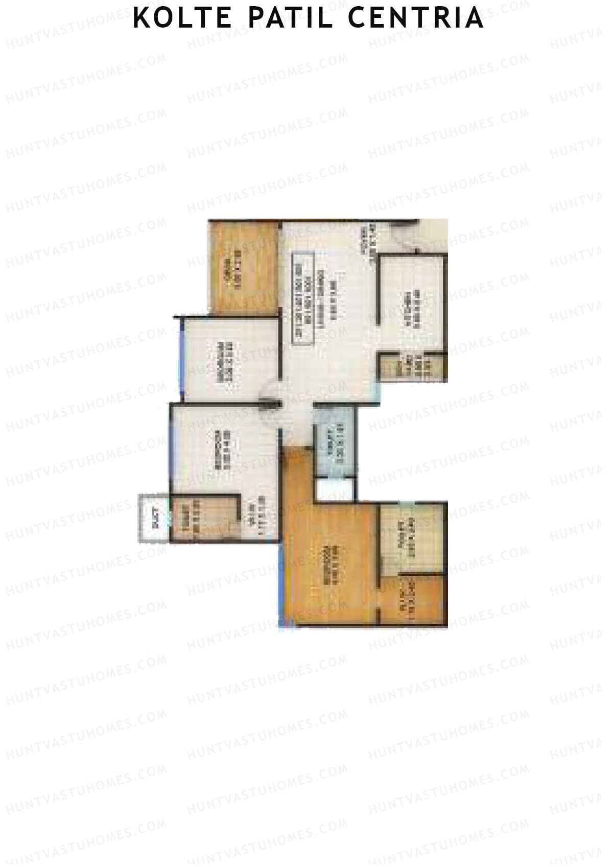 Kolte Patil Centria Wing Q Unit 1 Floor Plan