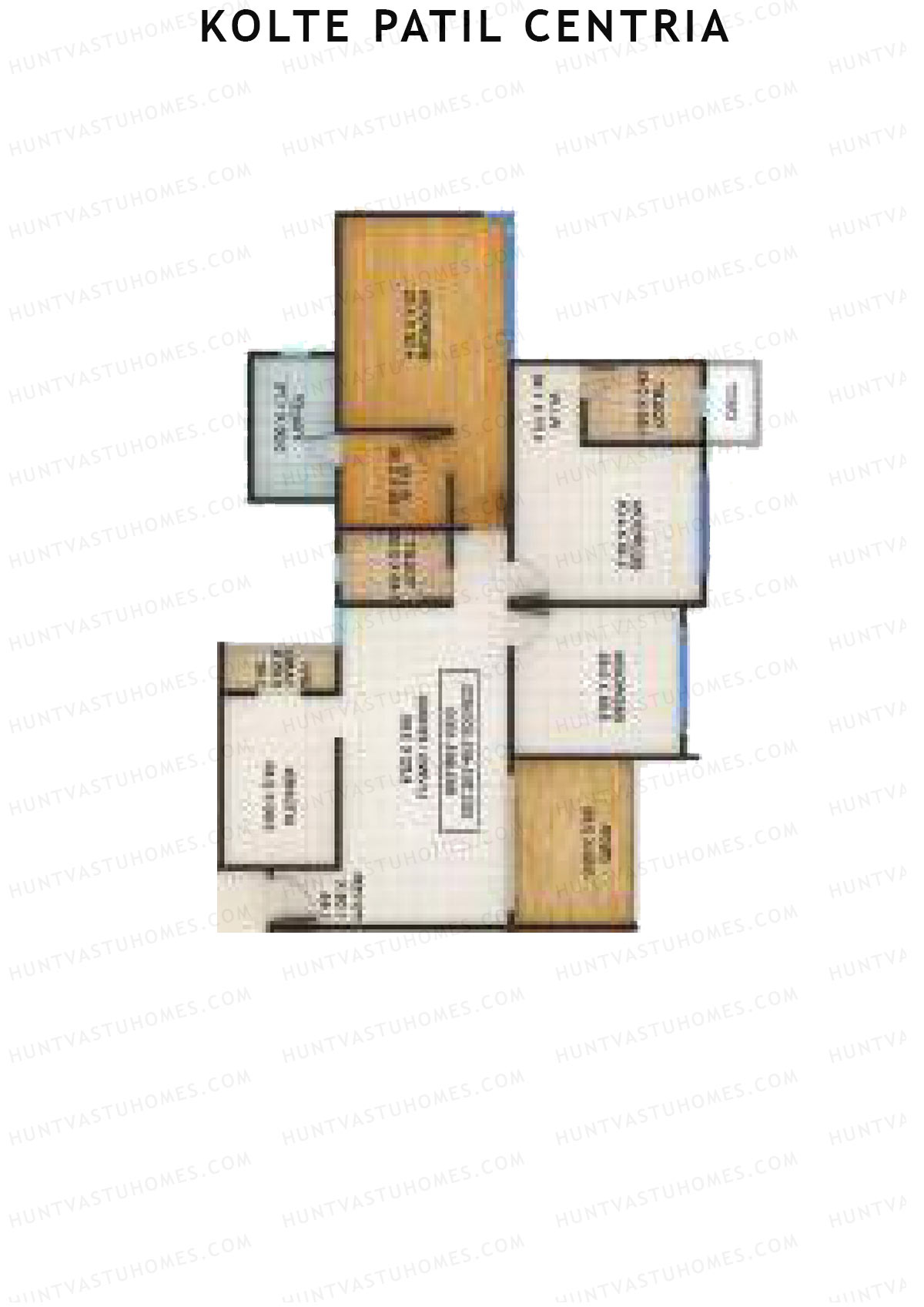 Kolte Patil Centria Wing Q Unit 4 Floor Plan