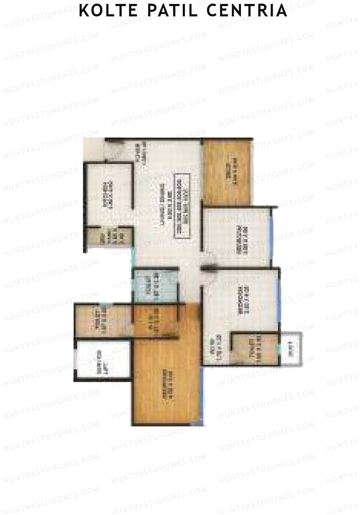 Kolte Patil Centria Wing Q Unit 5 Floor Plan