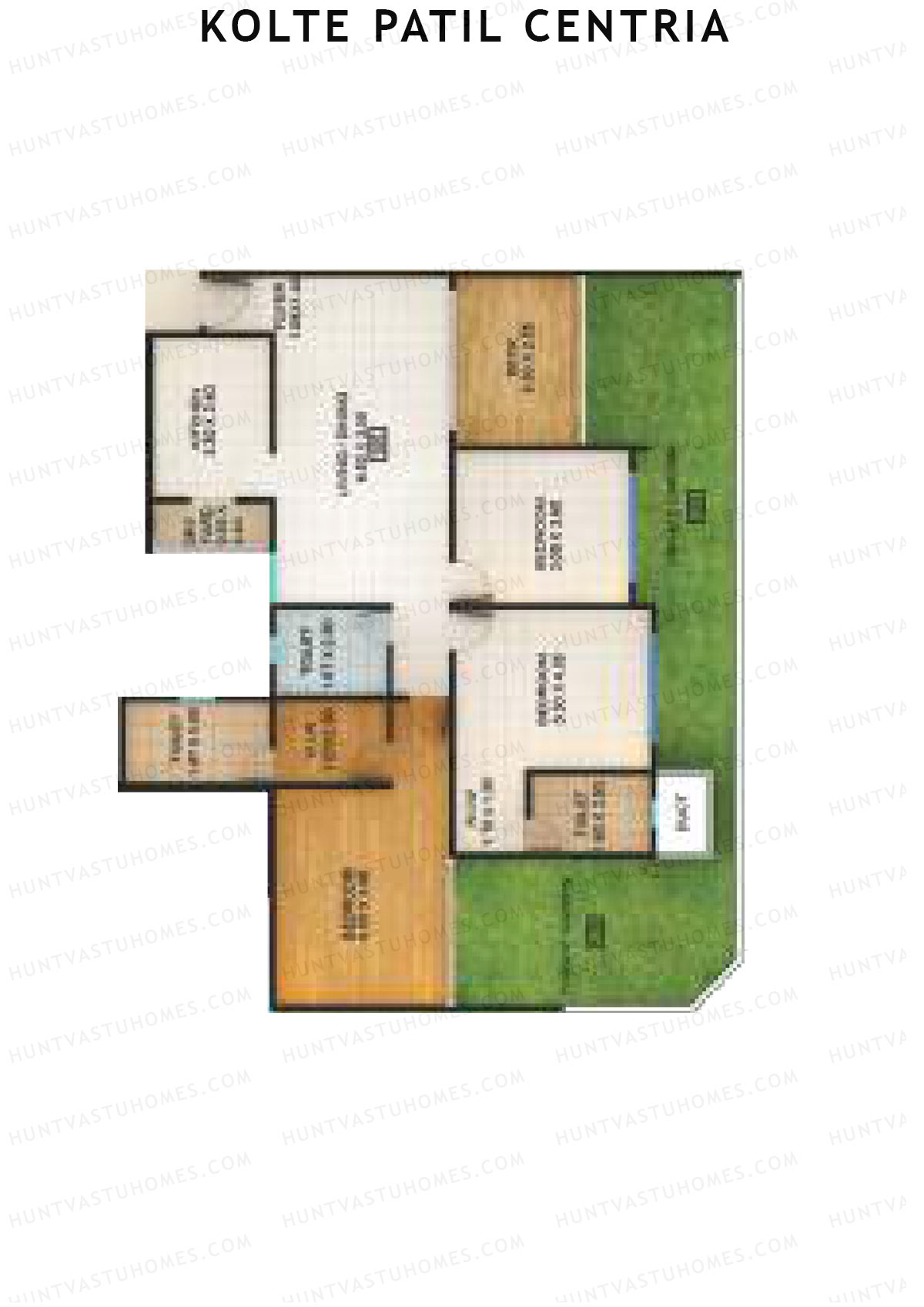 Kolte Patil Centria Wing Q Unit 5 Floor Plan