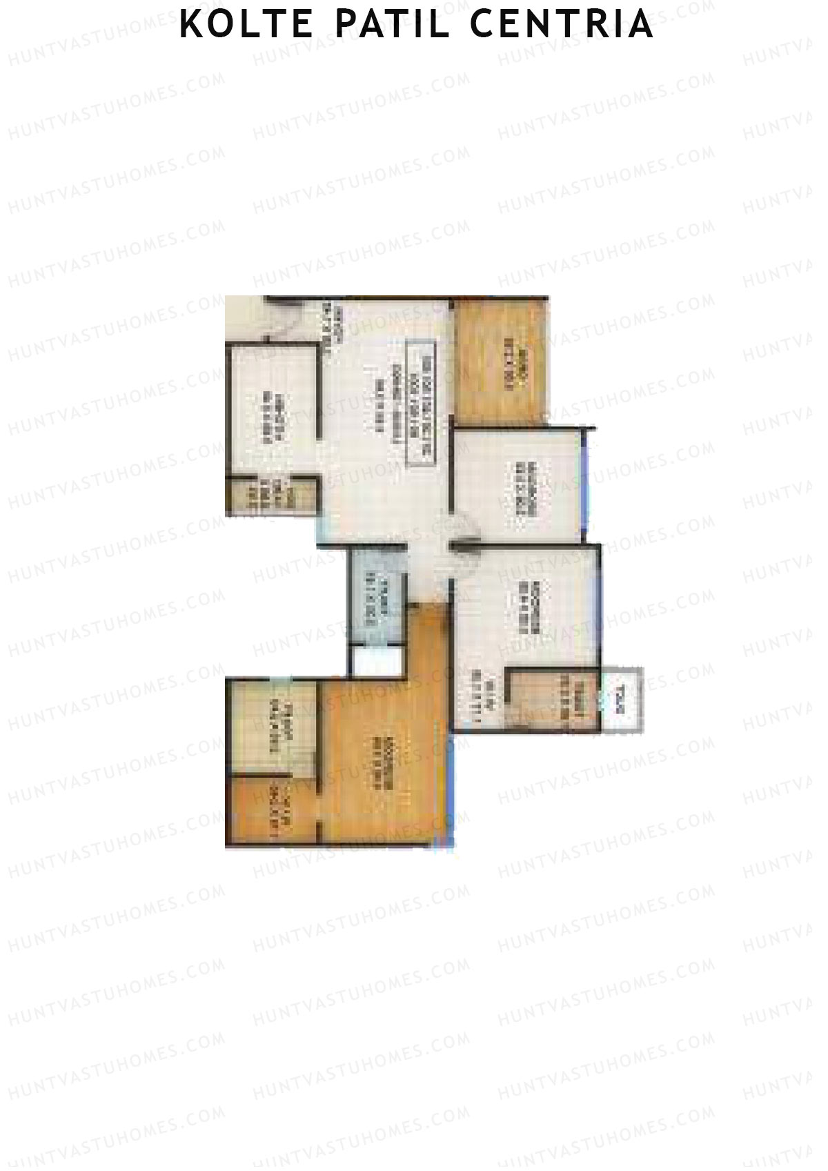 Kolte Patil Centria Wing Q Unit 6 Floor Plan