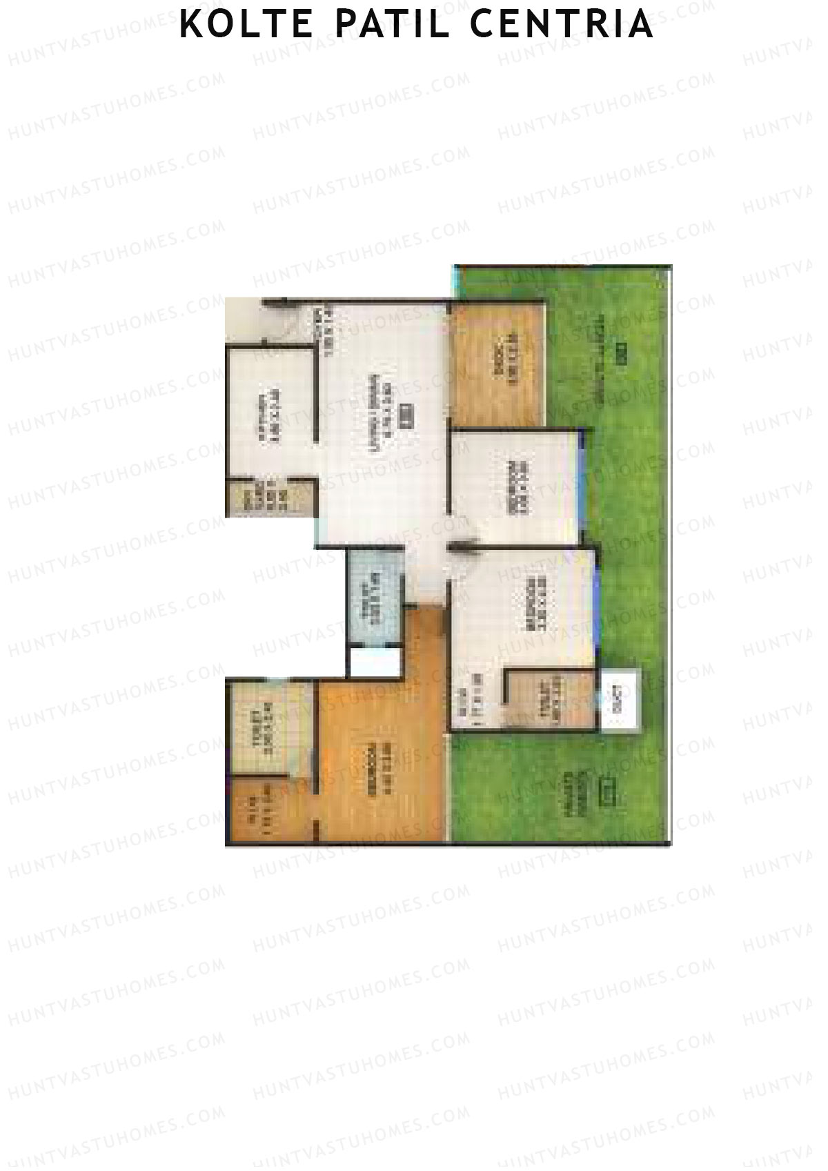 Kolte Patil Centria Wing Q Unit 6 Floor Plan