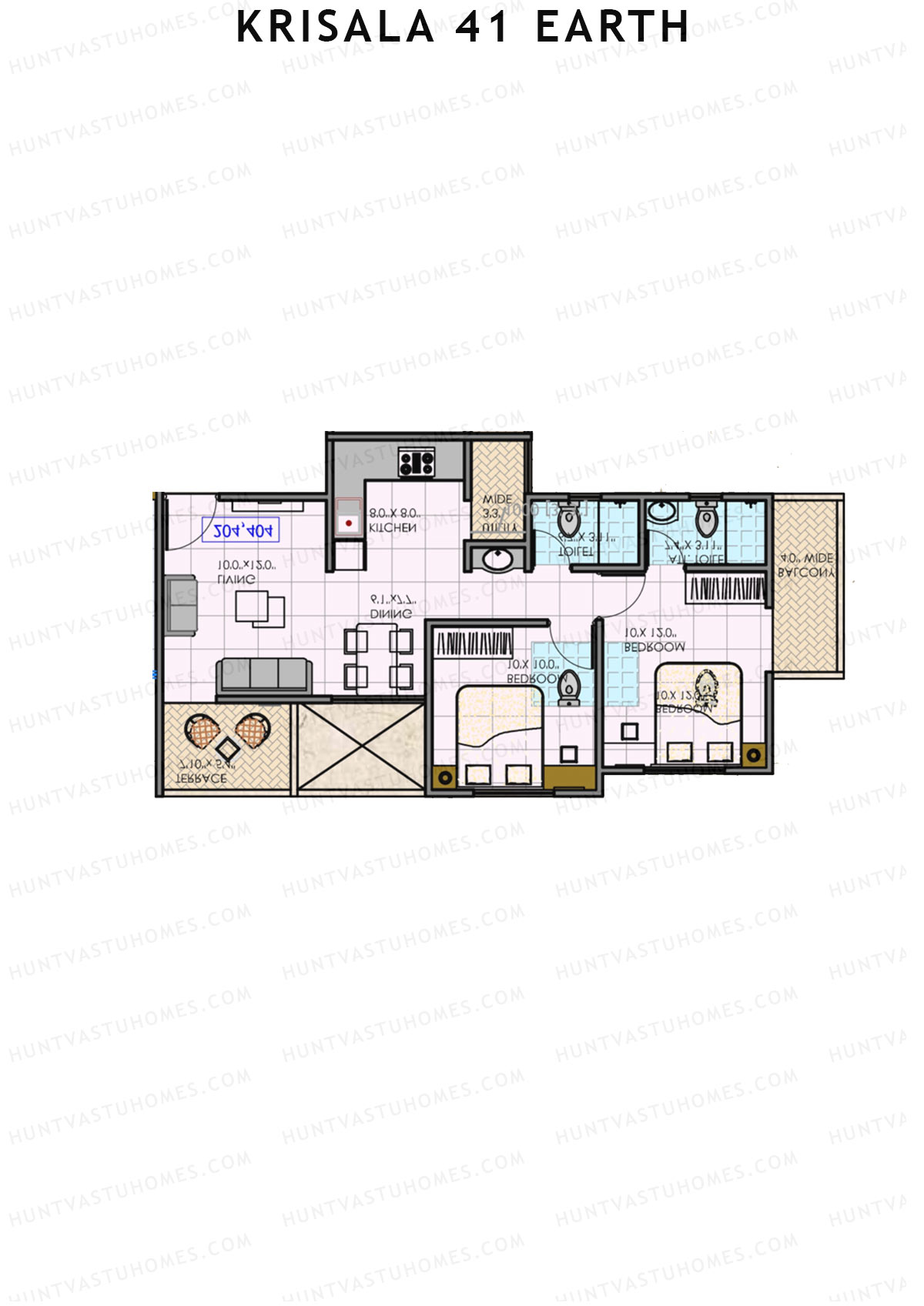 Krisala 41 Earth Wing B Unit 5 Floor Plan