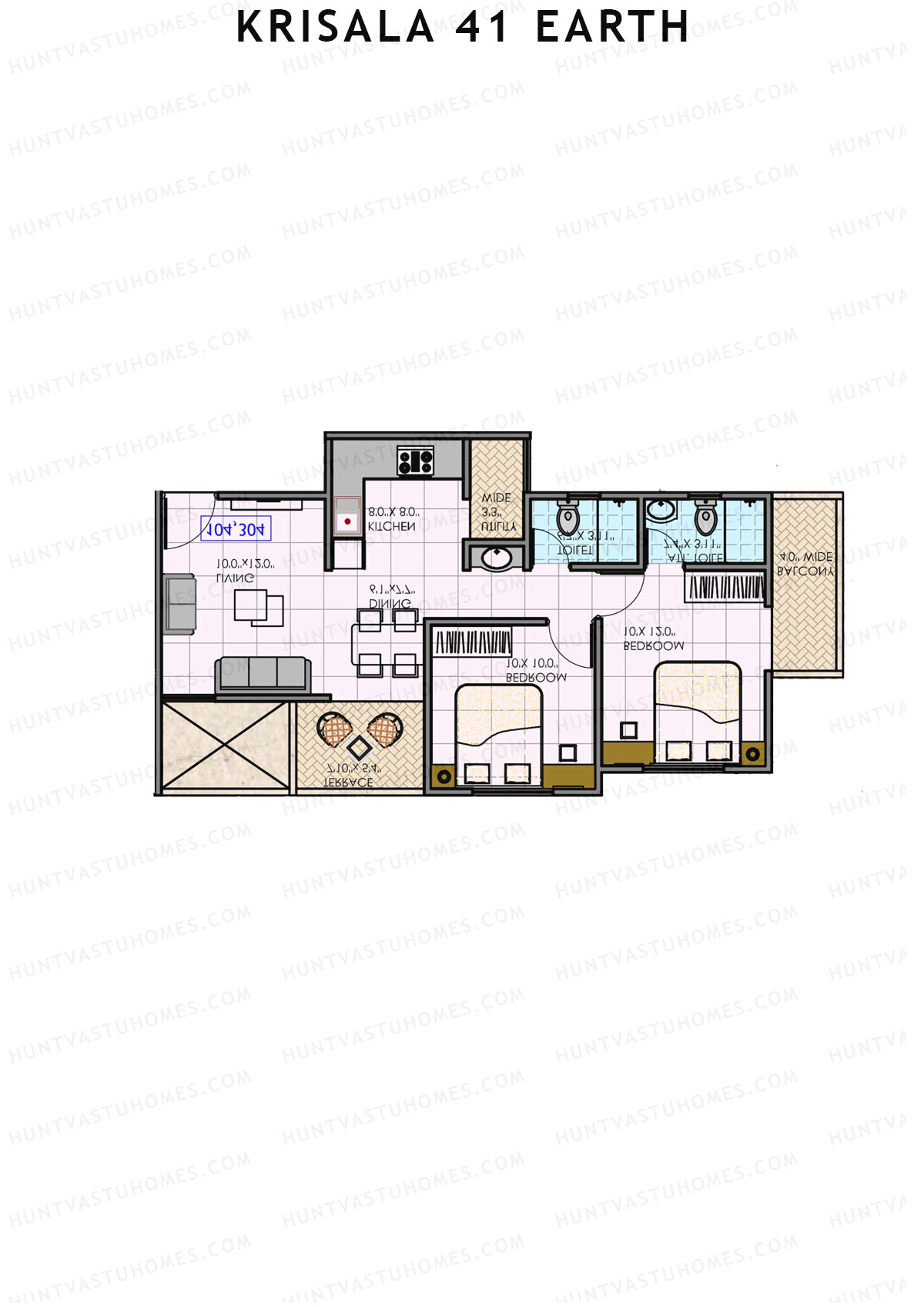 Krisala 41 Earth Wing B Unit 5 Floor Plan