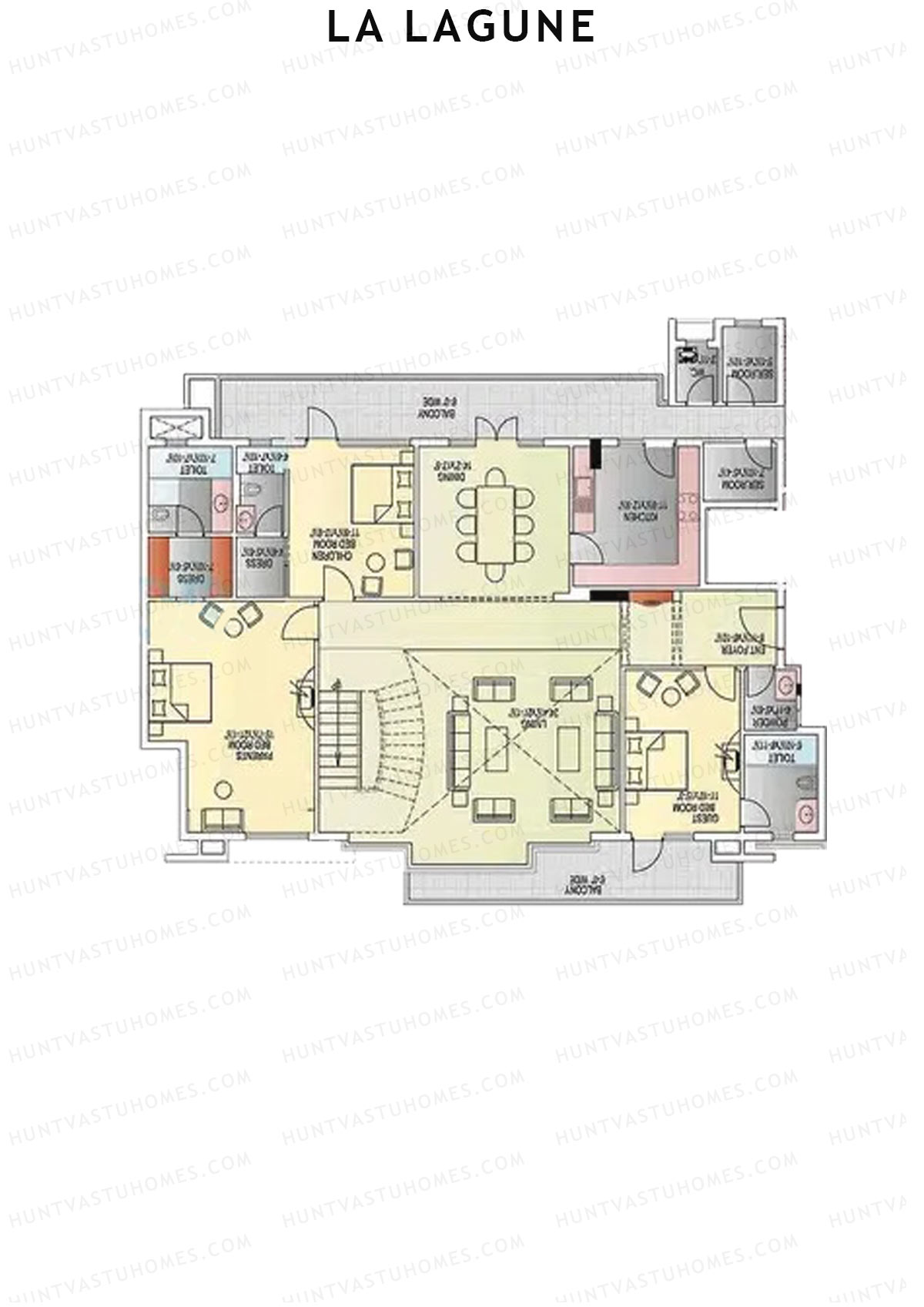 La Lagune Tower A Unit 1  TYPE PH LW(Penthouse) Floor Plan