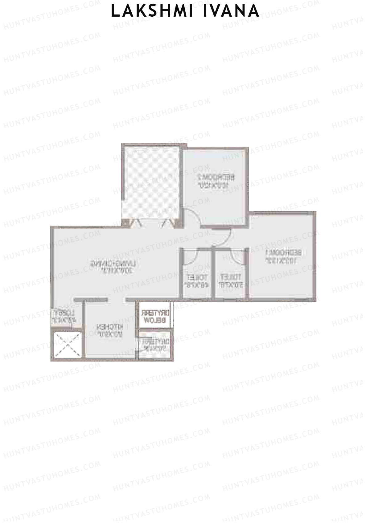 Lakshmi Ivana Tower A Unit 3 Floor Plan