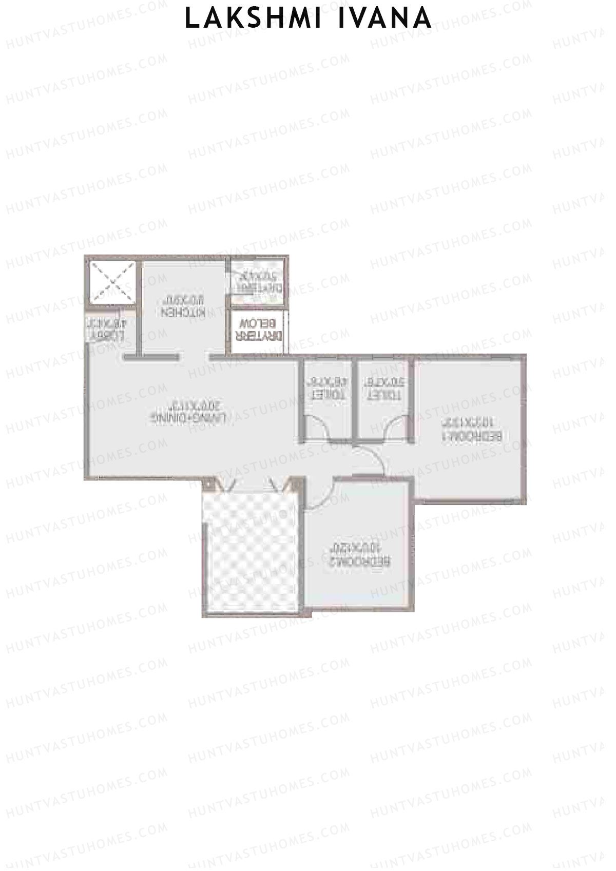 Lakshmi Ivana Tower A Unit 4 Floor Plan