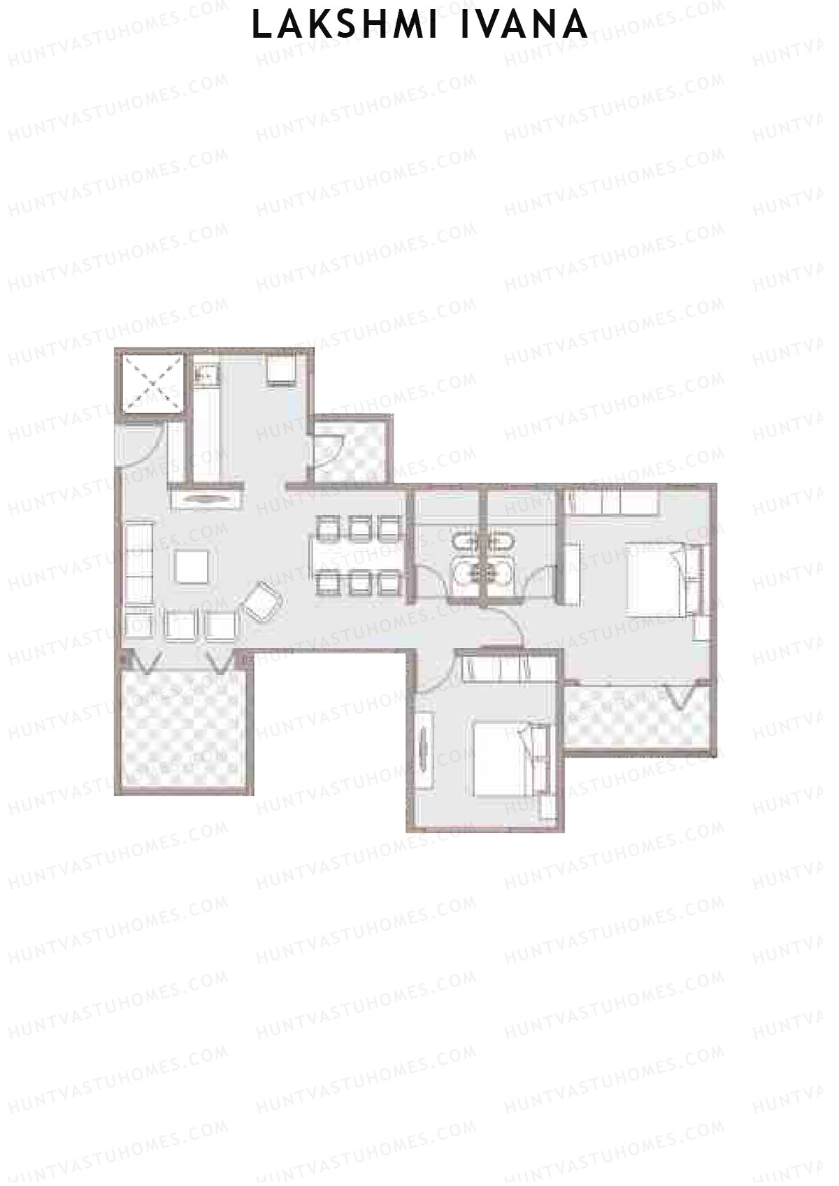 Lakshmi Ivana Tower A Unit 4 Floor Plan