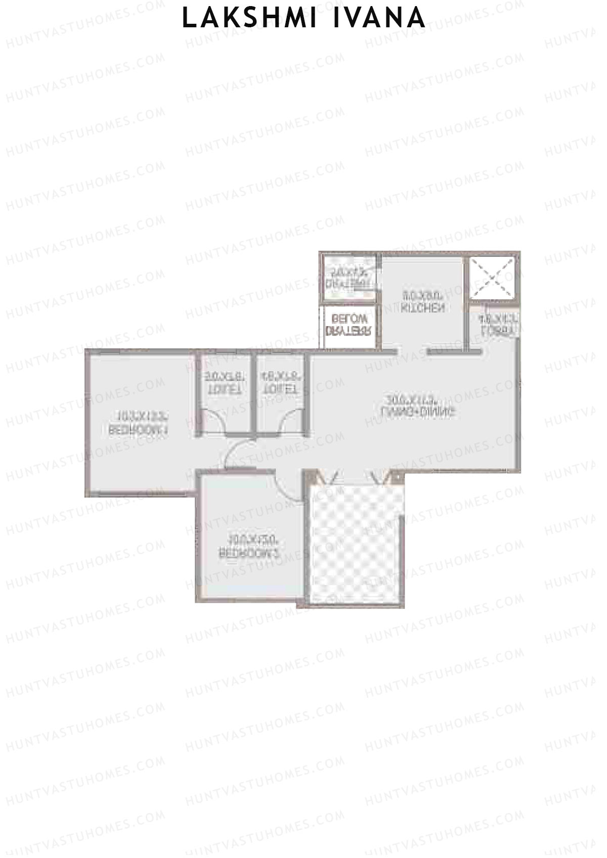 Lakshmi Ivana Tower B Unit 4 Floor Plan