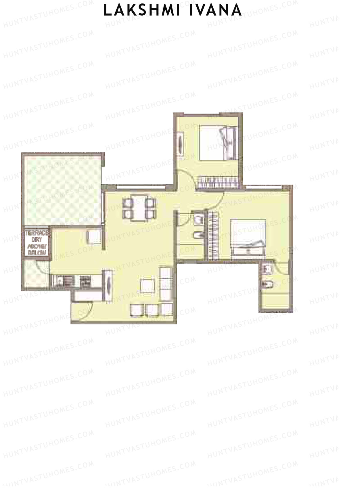 Lakshmi Ivana Tower C Unit 2 Floor Plan