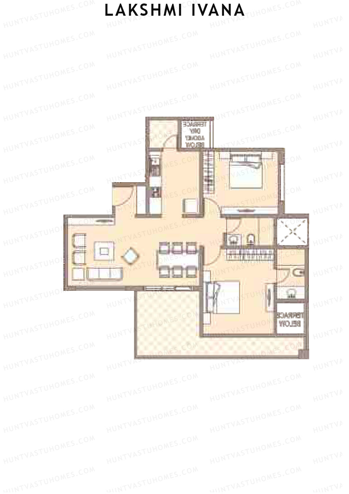 Lakshmi Ivana Tower C Unit 4 Floor Plan