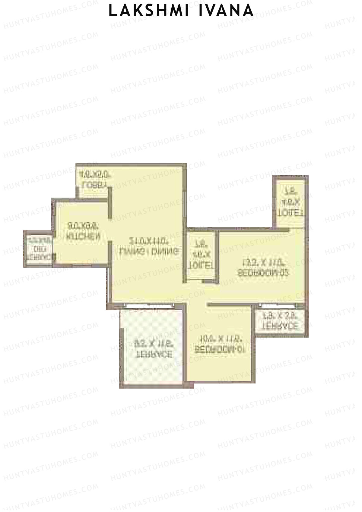Lakshmi Ivana Tower C Unit 5 Floor Plan