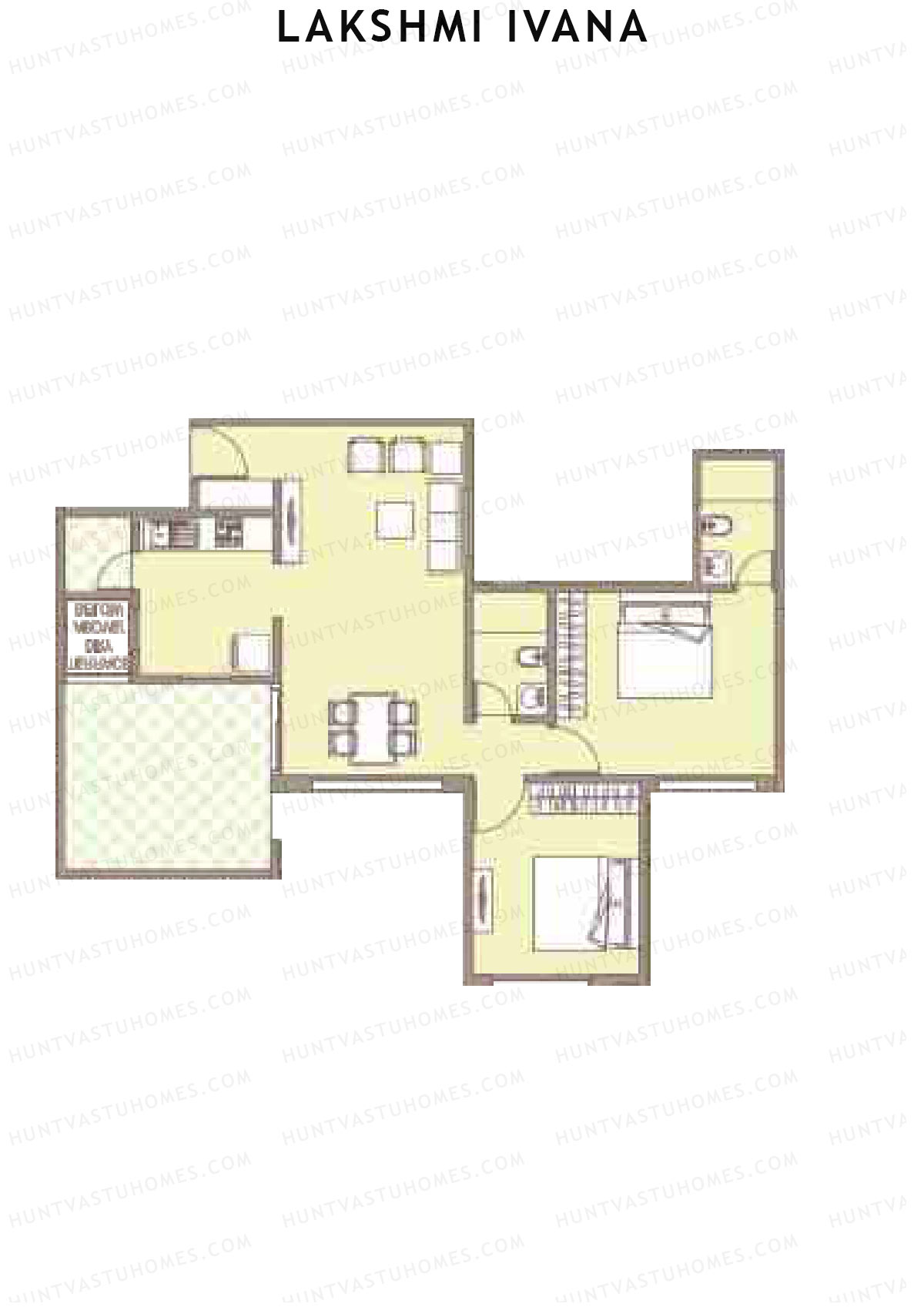 Lakshmi Ivana Tower C Unit 5 Floor Plan
