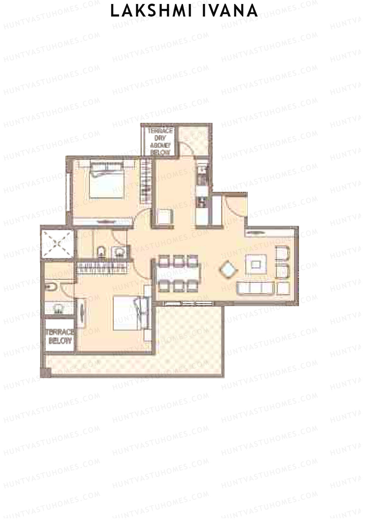 Lakshmi Ivana Tower C Unit 6 Floor Plan