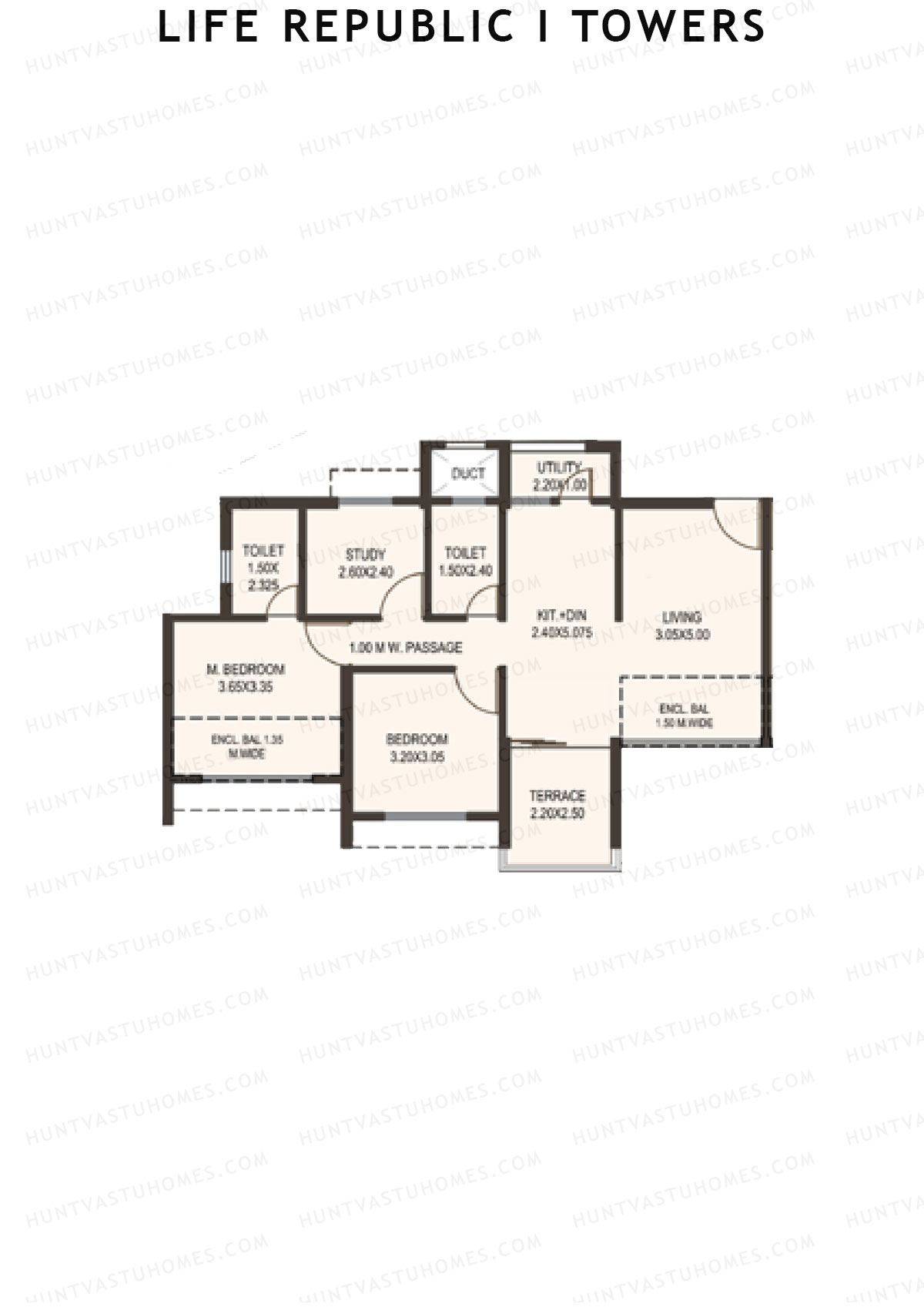 Life Republic I Towers Tower E Unit 8 Floor Plan