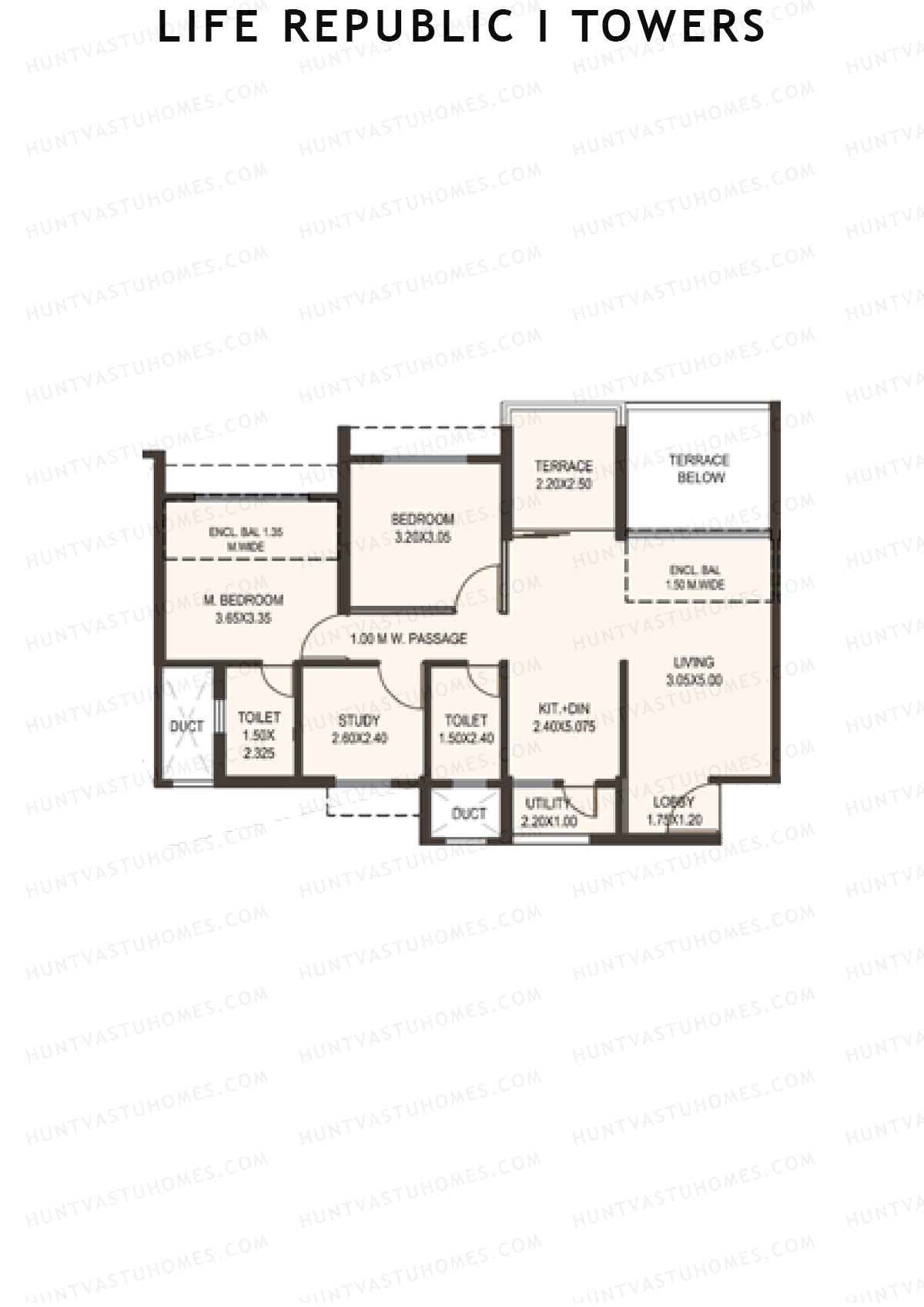 Life Republic I Towers Tower G Unit 5 Floor Plan