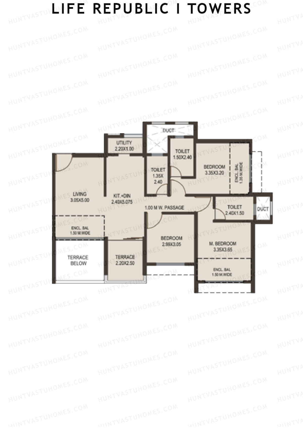 Life Republic I Towers Tower G Unit 7 Floor Plan