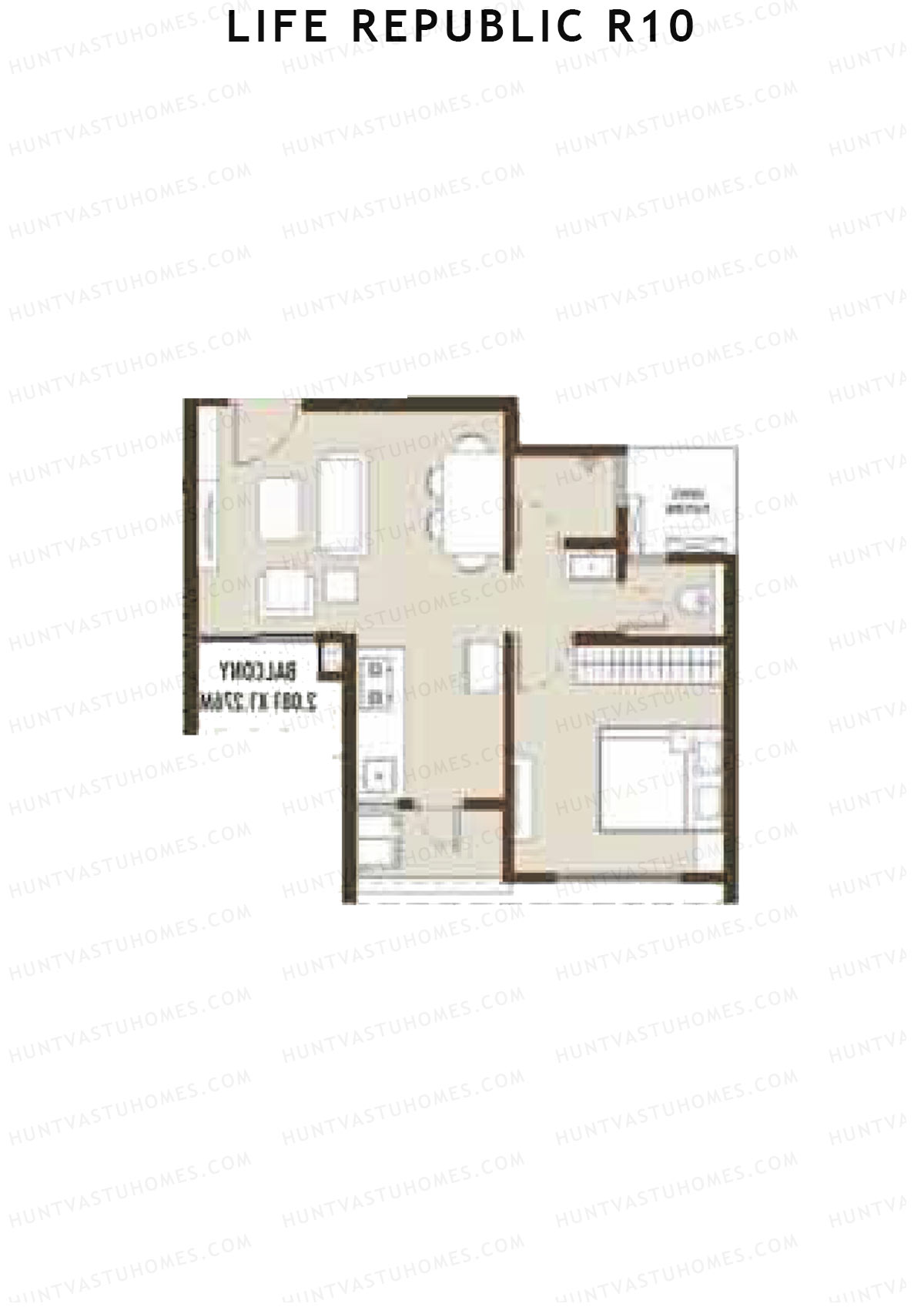 Life Republic R10 Tower A Unit 1 Floor Plan