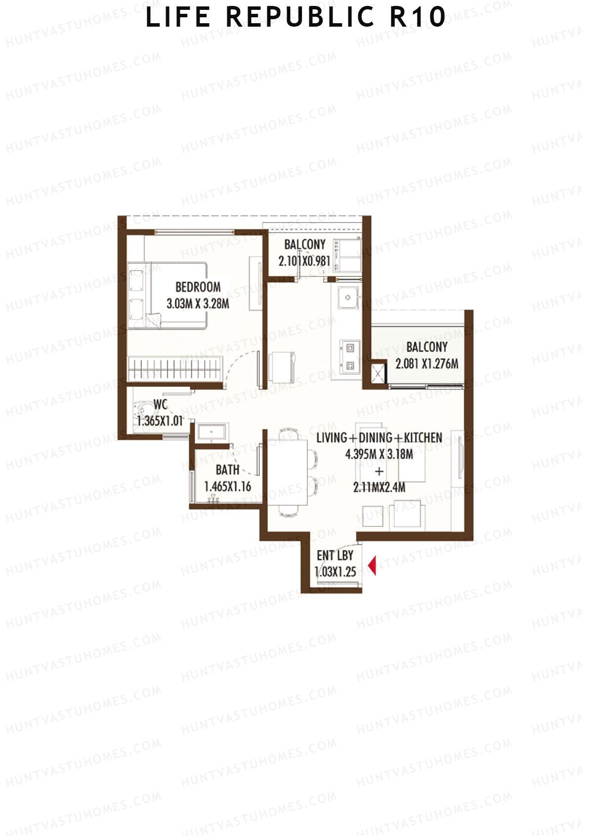 Life Republic R10 Tower A Unit 9 Floor Plan