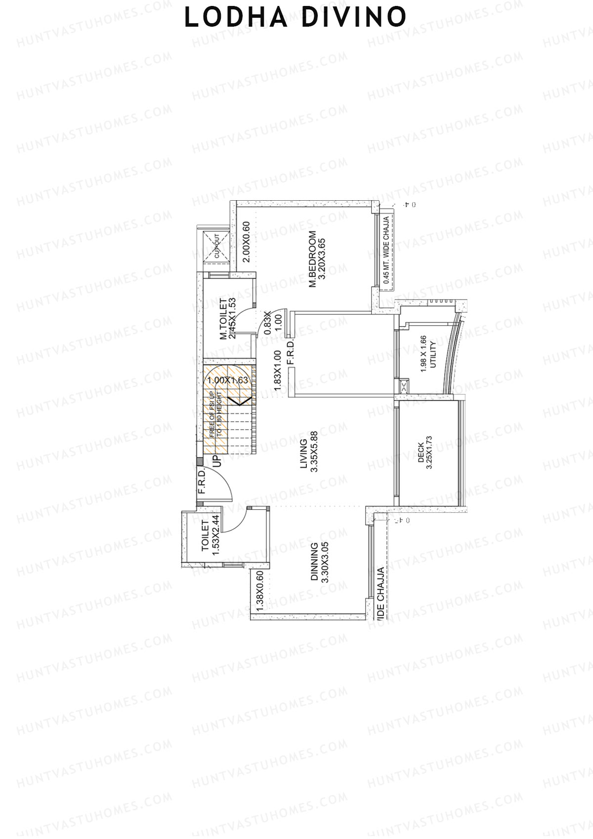 Lodha Divino Tower 1 Unit 3 (Duplex) Floor Plan