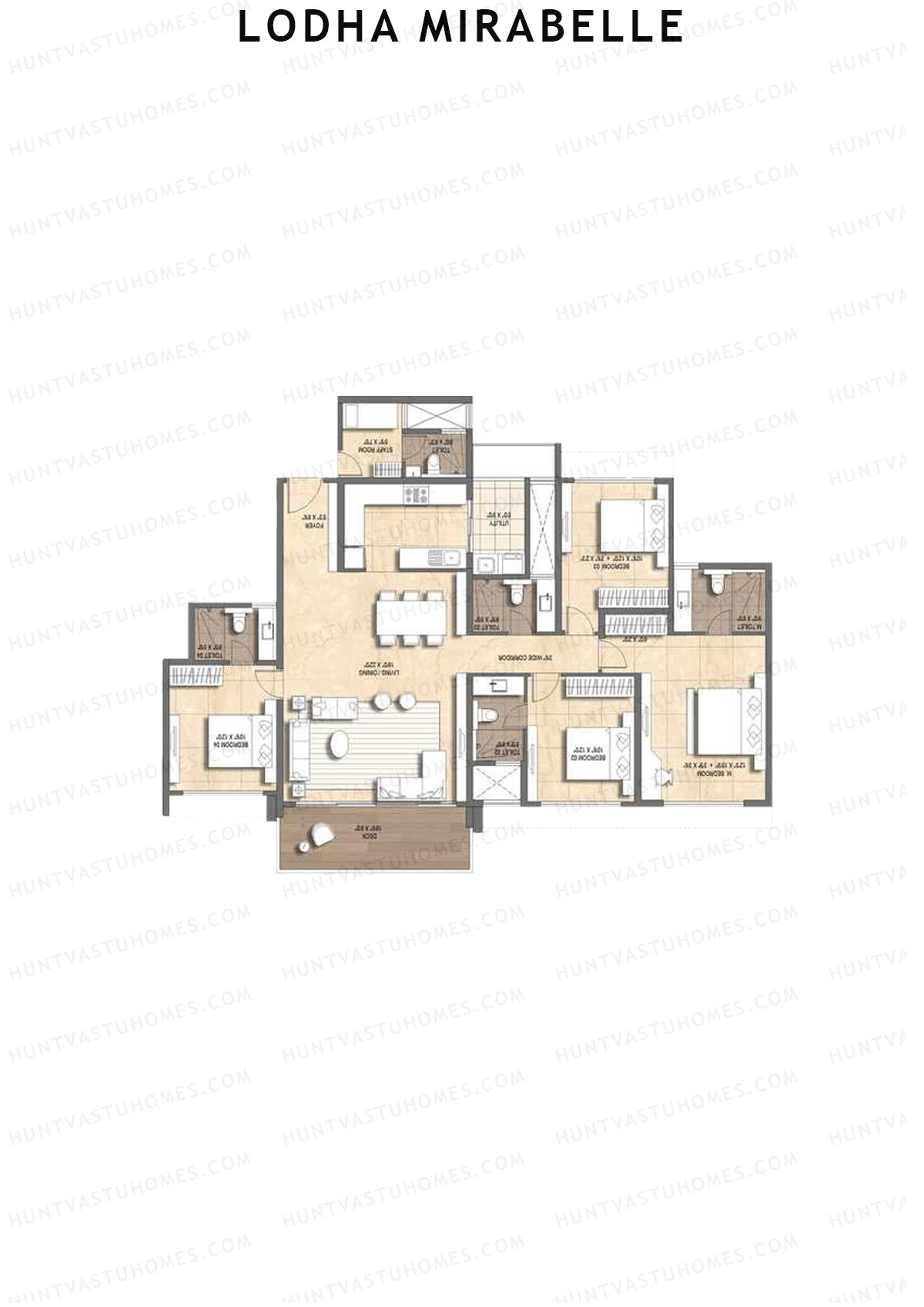 Lodha Mirabelle Tower 7 Unit 2 Floor Plan