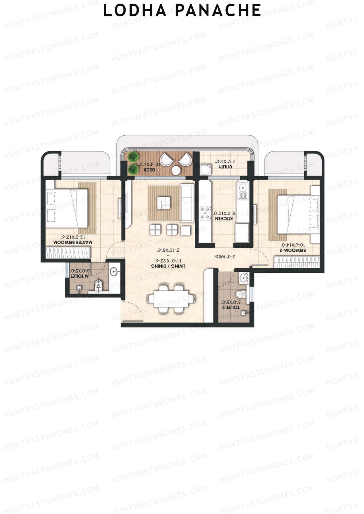 Lodha Panache Tower 3 Unit 5 Floor Plan