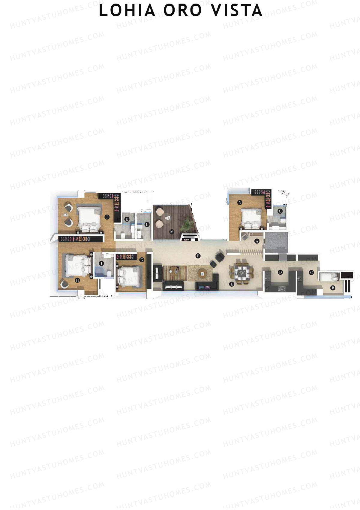 Lohia Oro Vista Tower A Unit 1 Floor Plan