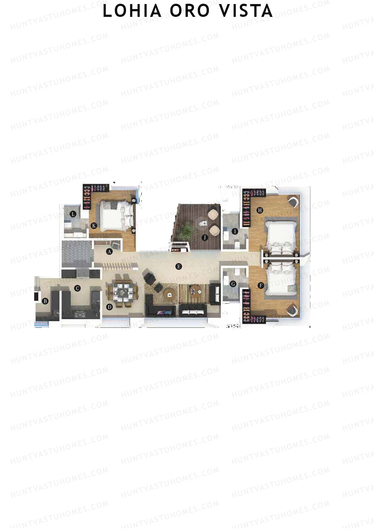 Lohia Oro Vista Tower A Unit 2 Floor Plan