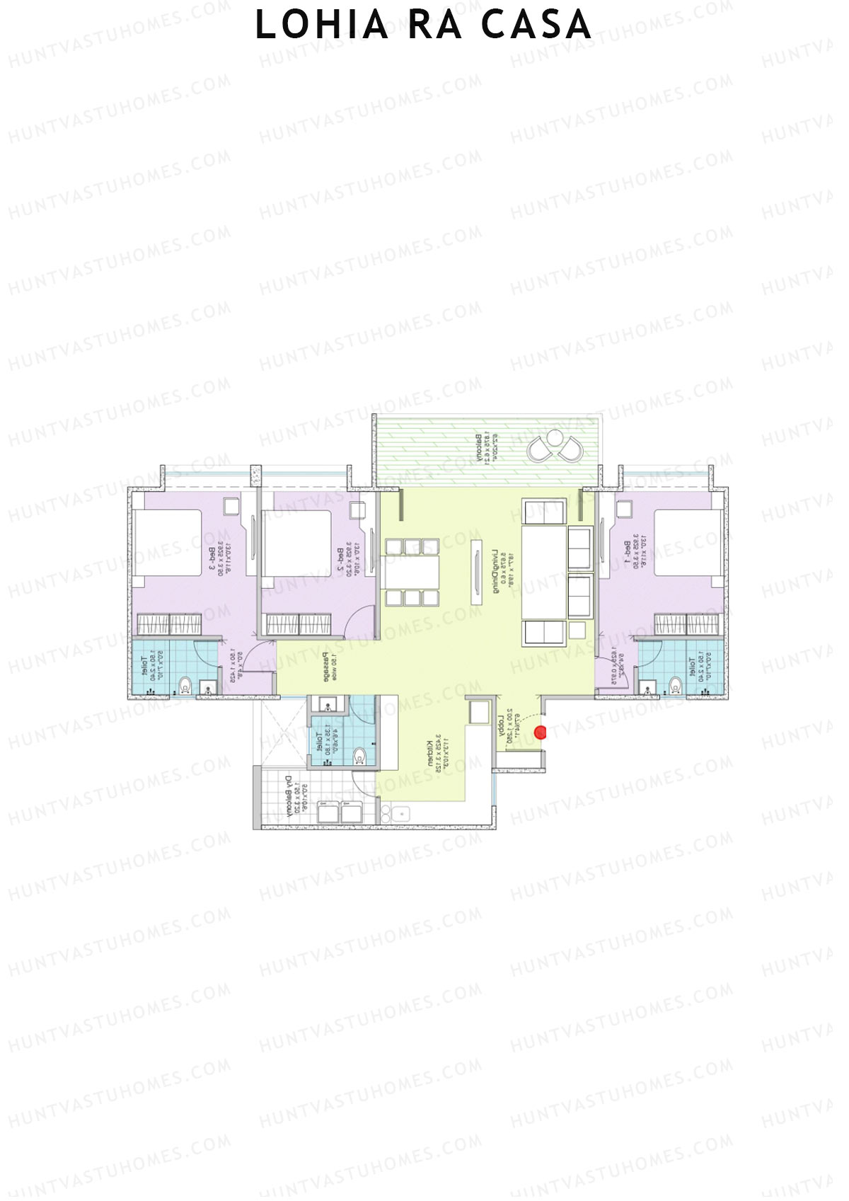 Lohia Ra Casa Block A Unit 1 Floor Plan