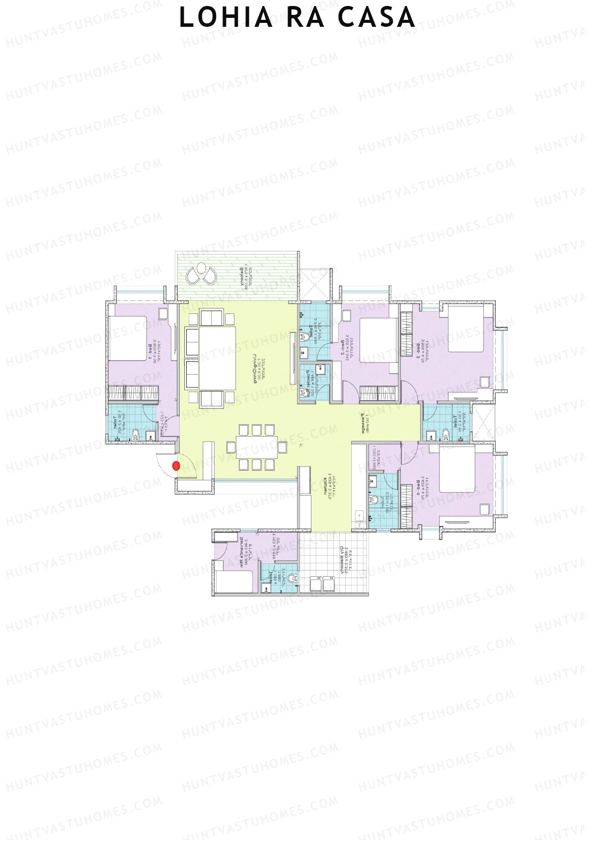 Lohia Ra Casa Block A Unit 2 Floor Plan