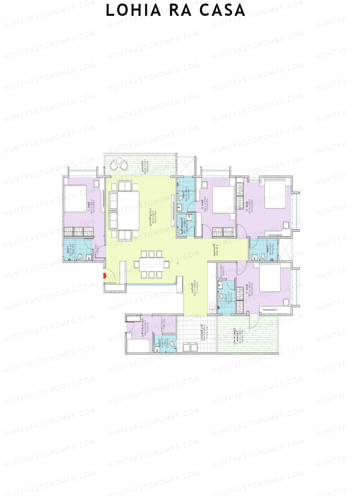 Lohia Ra Casa Block A Unit 2 Floor Plan