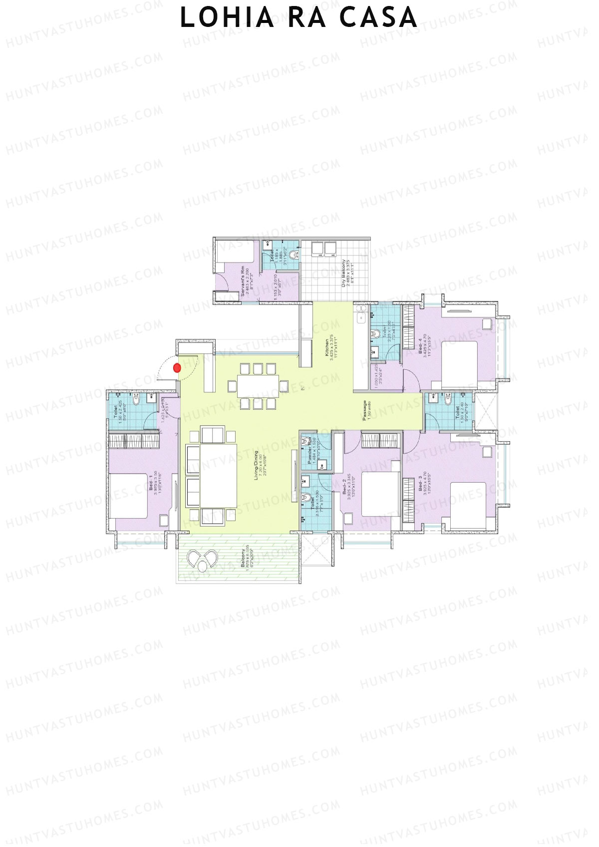 Lohia Ra Casa Block A Unit 3 Floor Plan