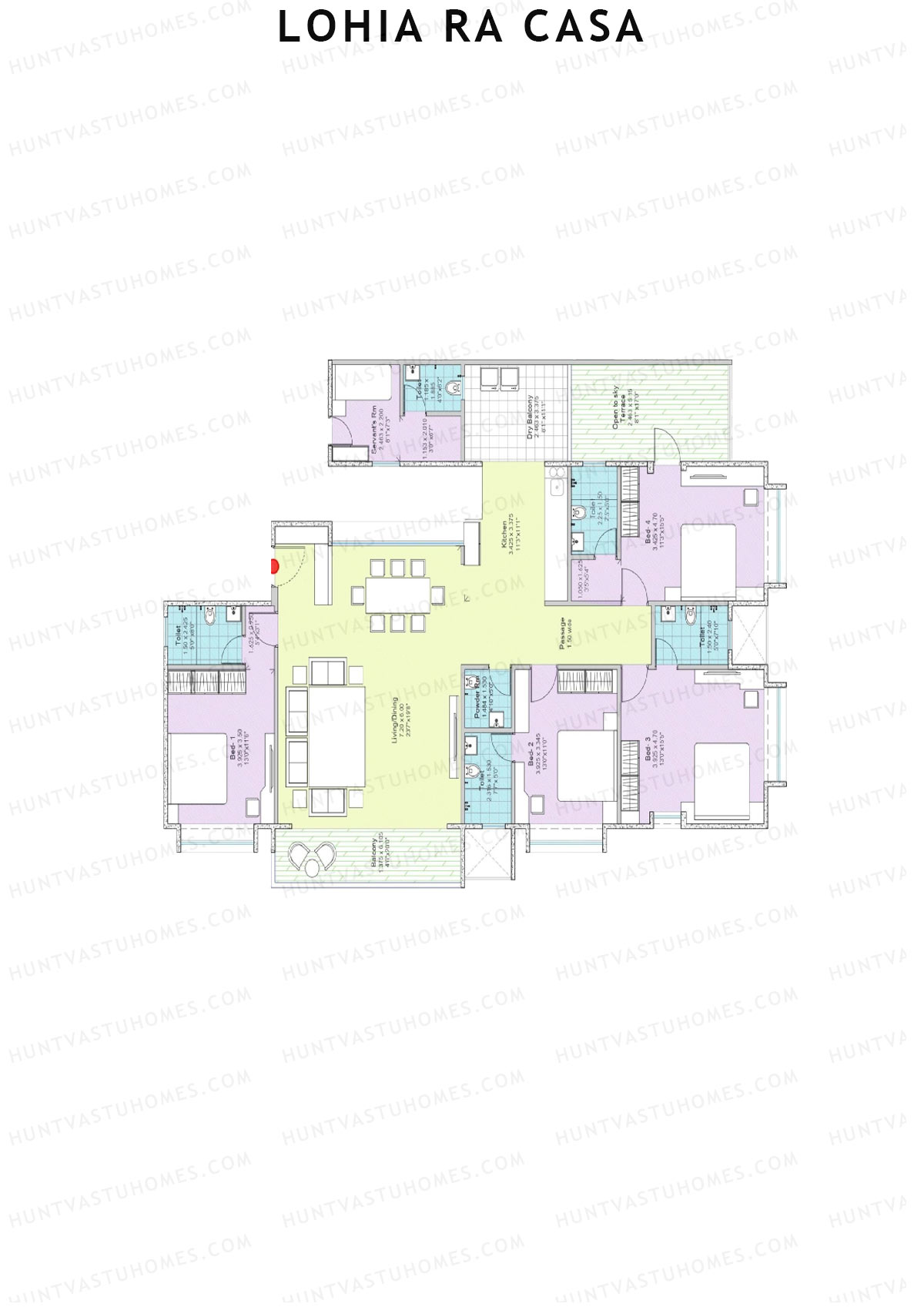 Lohia Ra Casa Block A Unit 3 Floor Plan