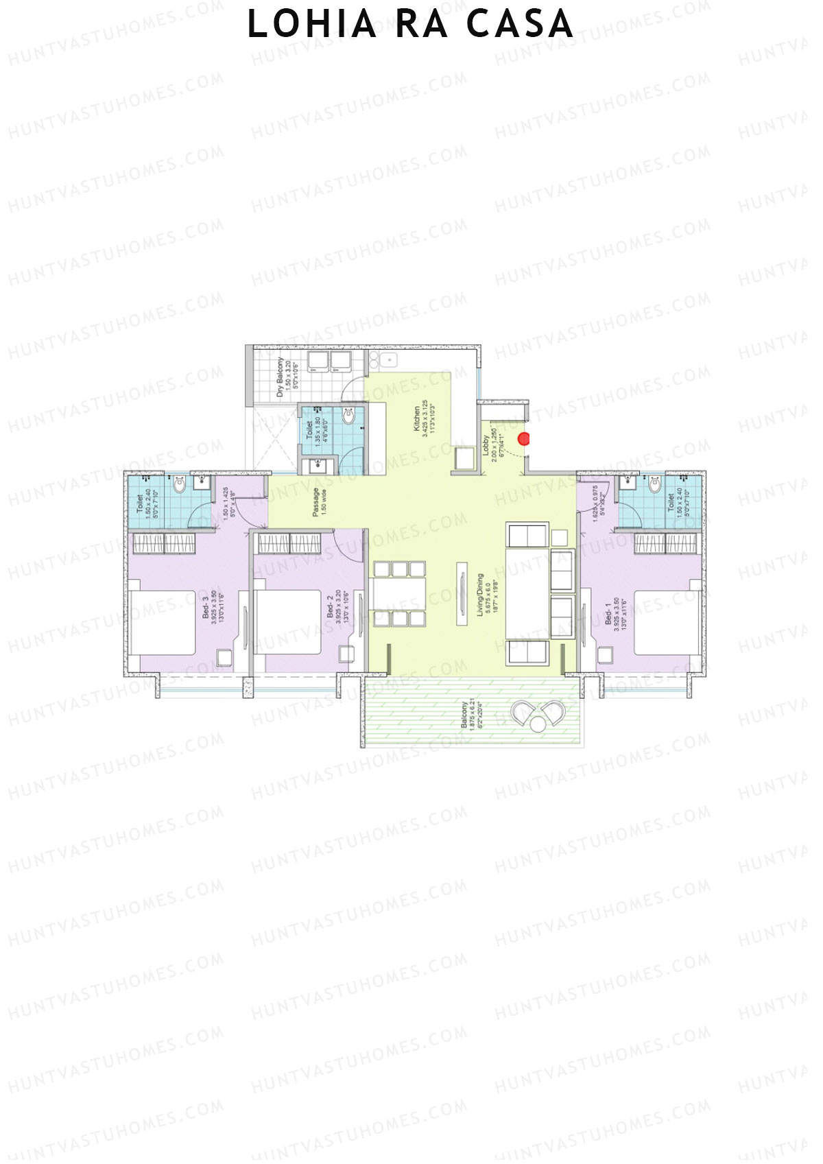 Lohia Ra Casa Block A Unit 4 Floor Plan