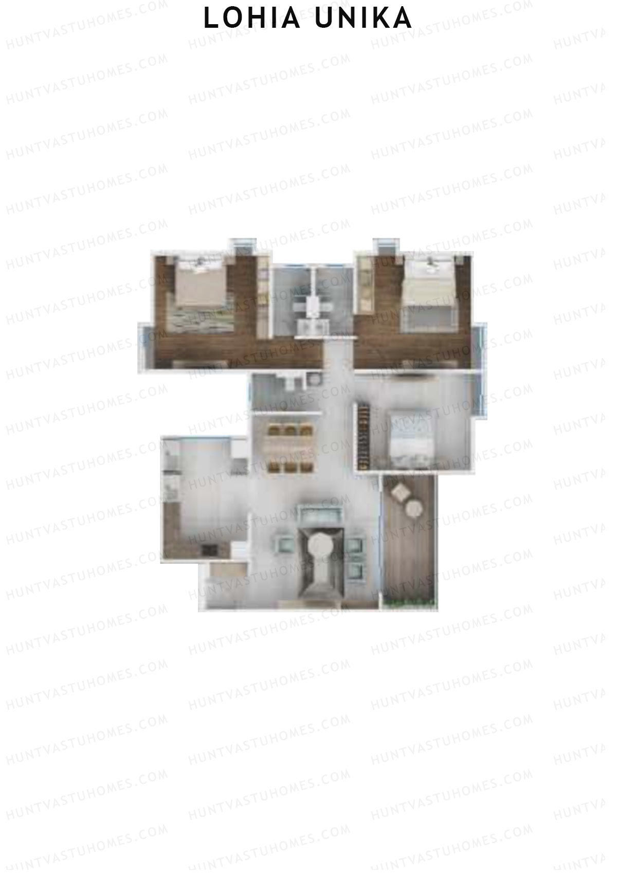 Lohia Unika Wing C Unit 7 Floor Plan