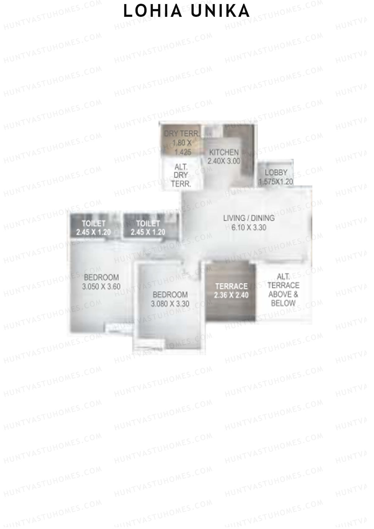 Lohia Unika Wing D Unit 10 Floor Plan