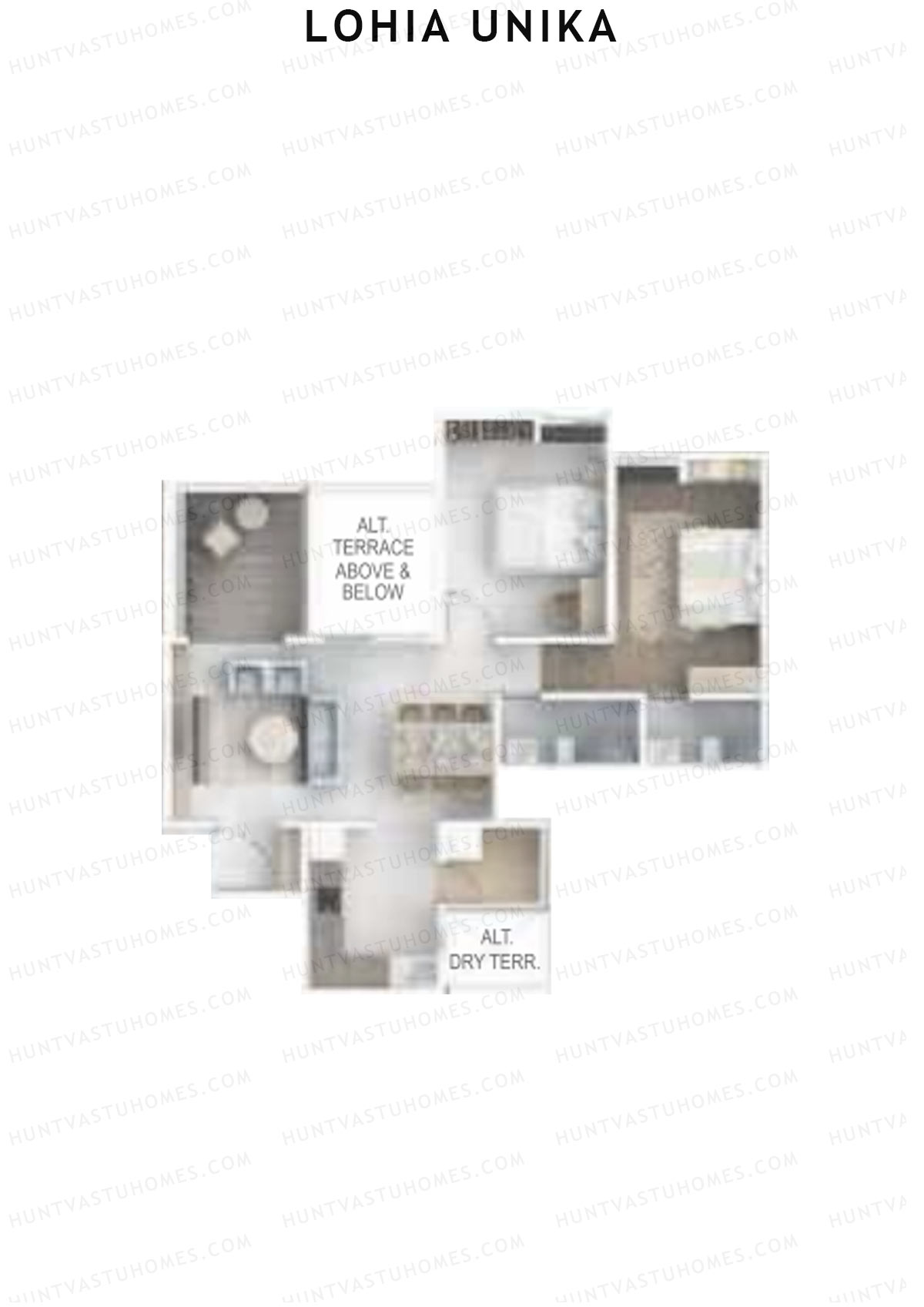 Lohia Unika Wing D Unit 2 Floor Plan