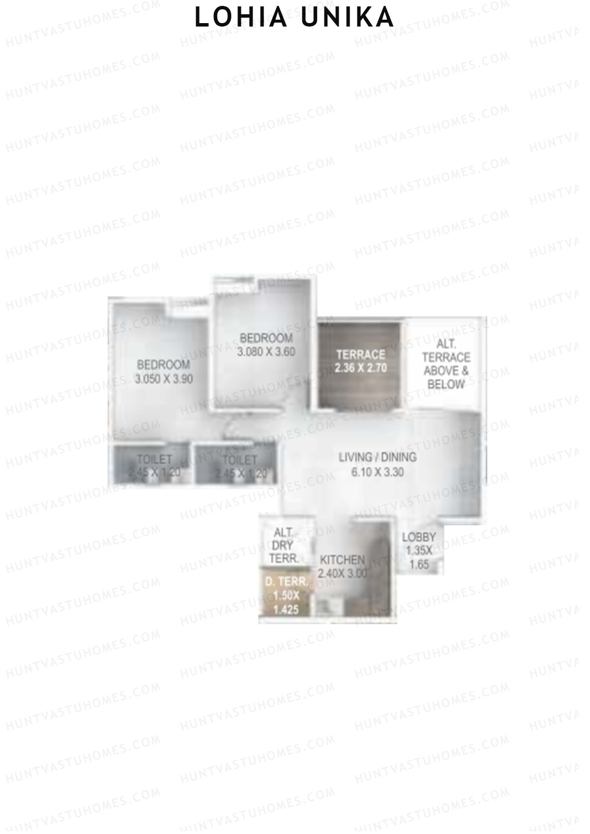 Lohia Unika Wing D Unit 5 Floor Plan