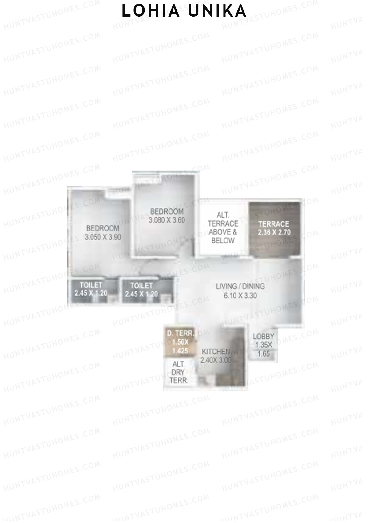 Lohia Unika Wing D Unit 5 Floor Plan