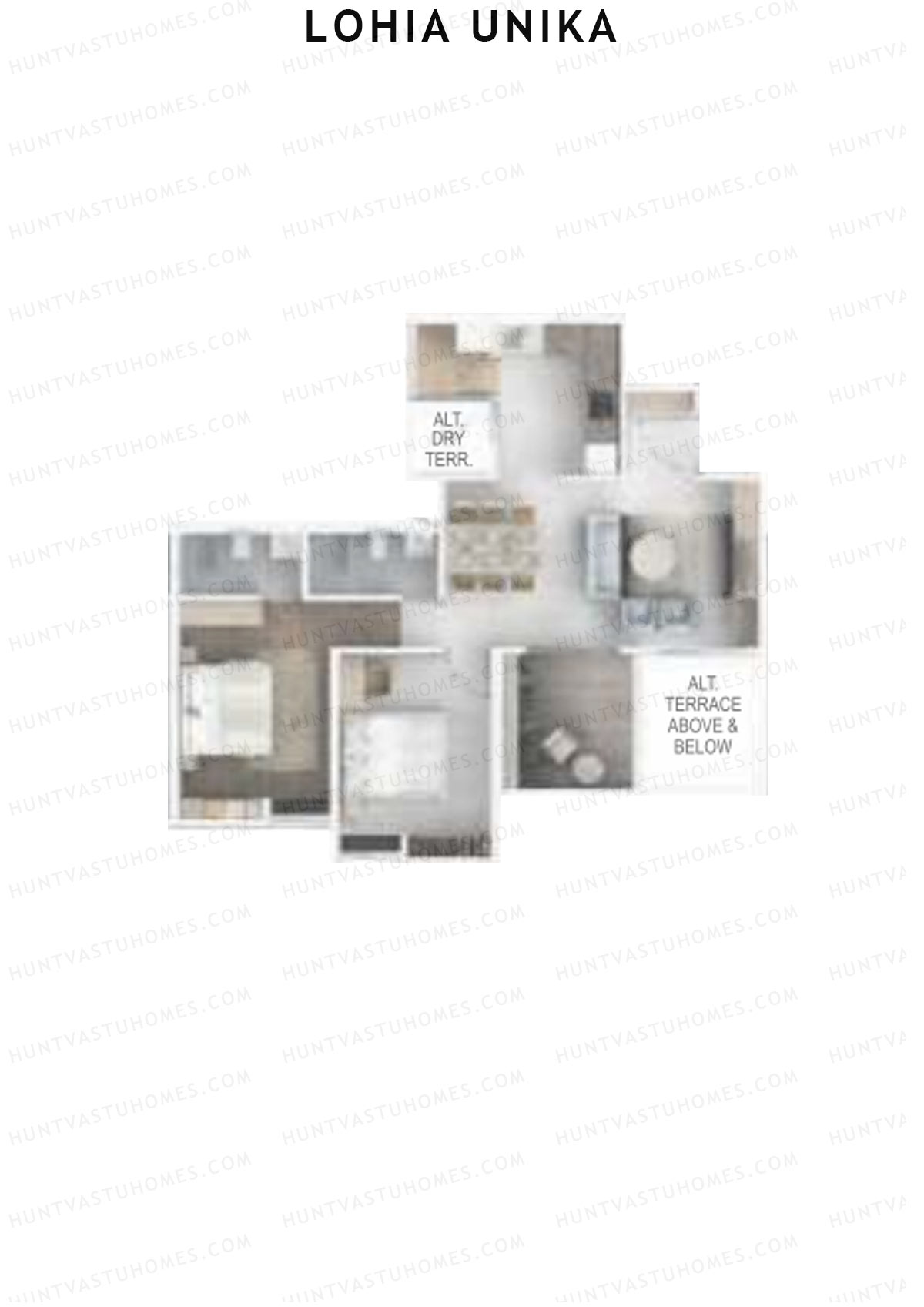 Lohia Unika Wing D Unit 6 Floor Plan