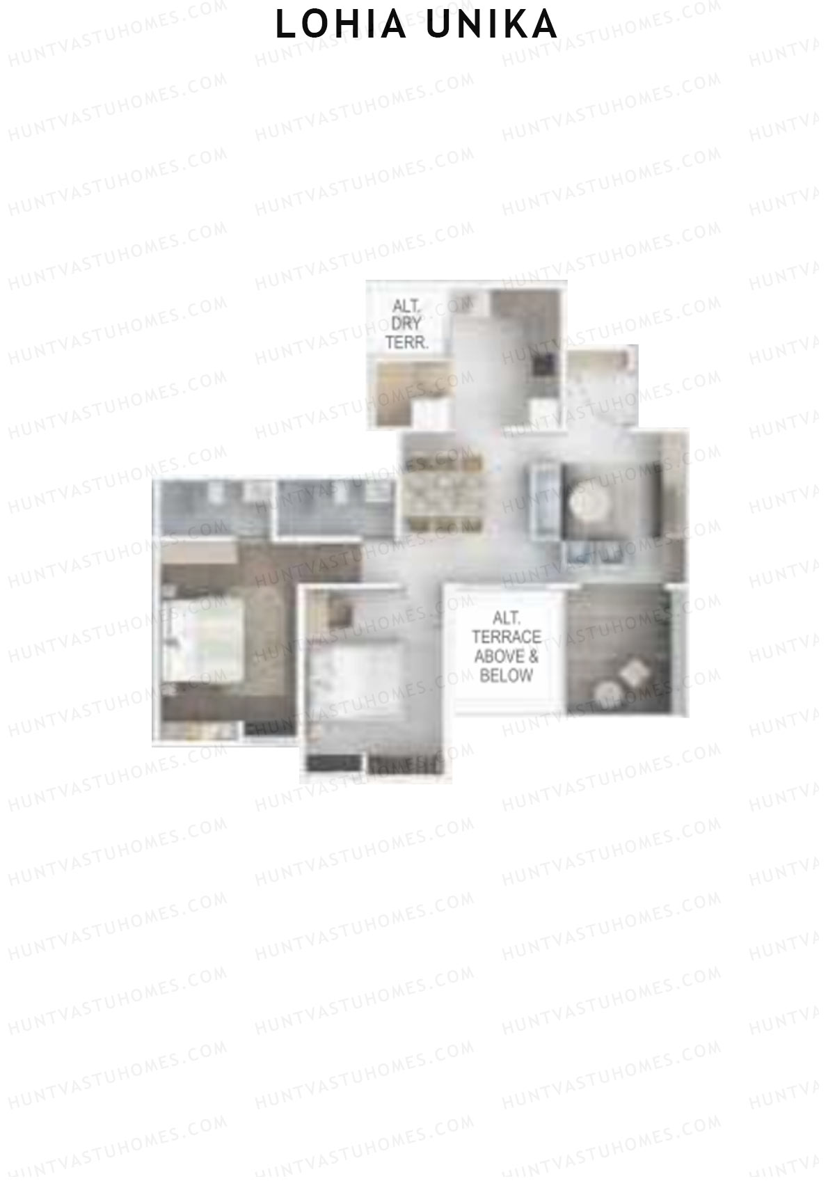 Lohia Unika Wing D Unit 6 Floor Plan