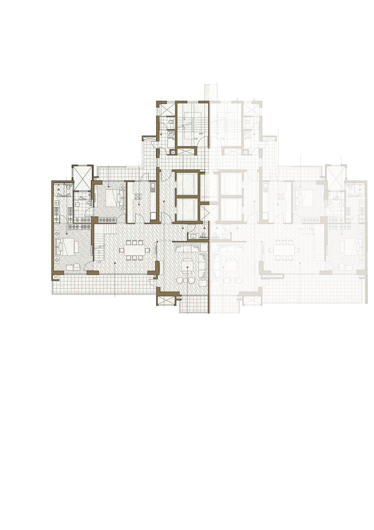 Mahagun Manorialle KENSINGTON PALACE Wing 9   Villament 1 Floor Plan