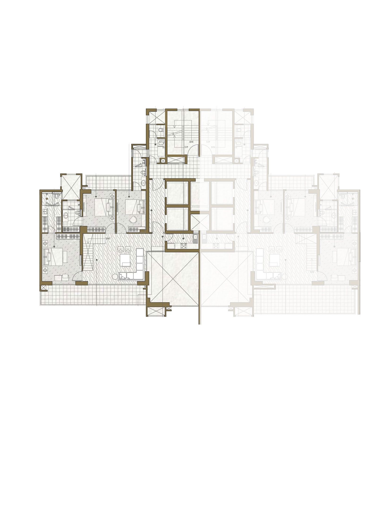 Mahagun Manorialle KENSINGTON PALACE Wing 9   Villament 1 Floor Plan