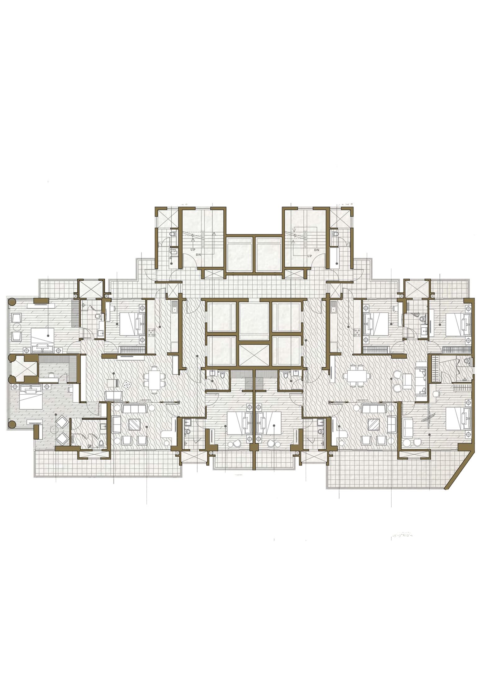 Mahagun Manorialle RICHMOND PALACE Condominium 2 (Wing 1) Floor Plan
