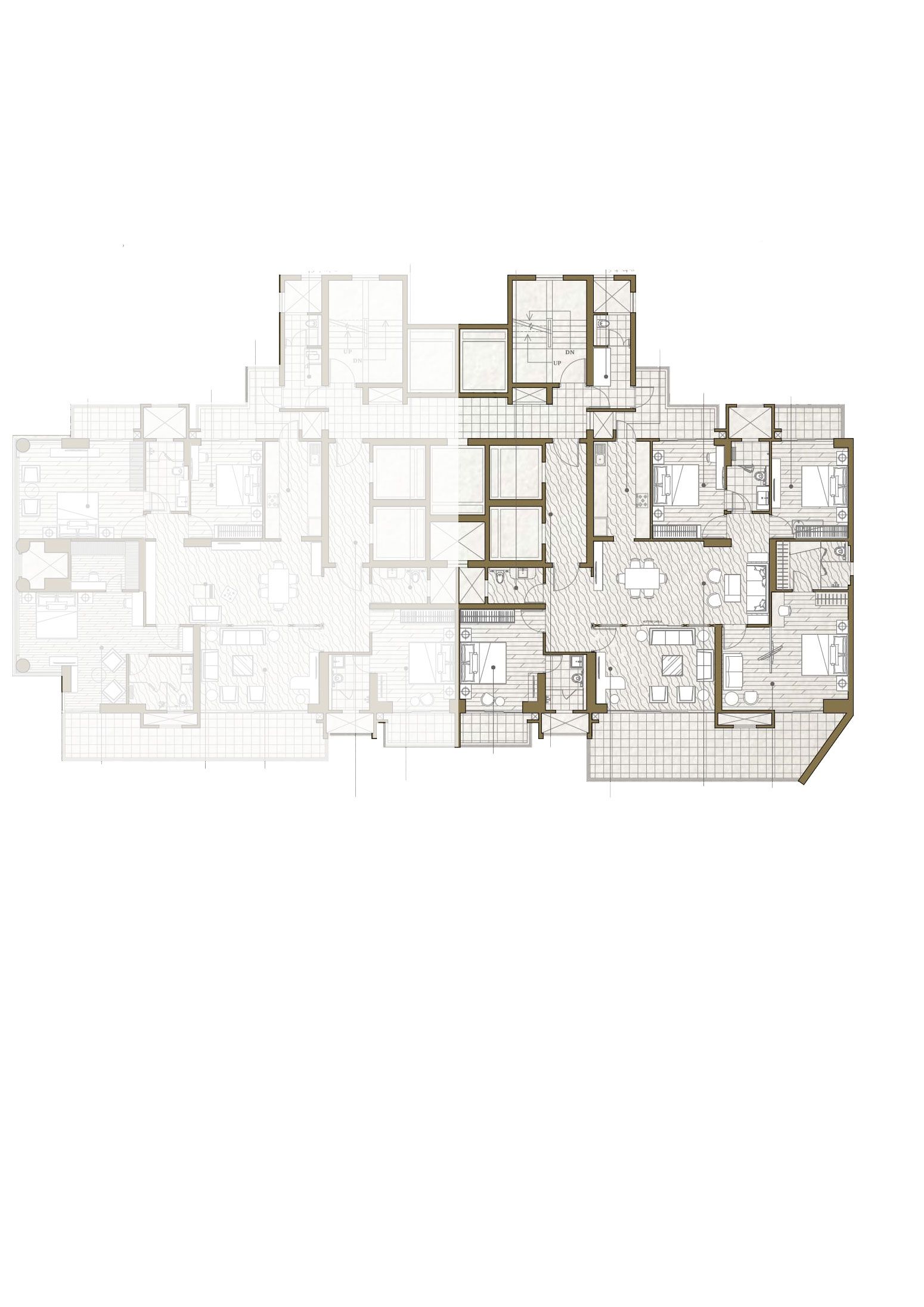 Mahagun Manorialle RICHMOND PALACE Condominium 2A (Wing 2) Floor Plan